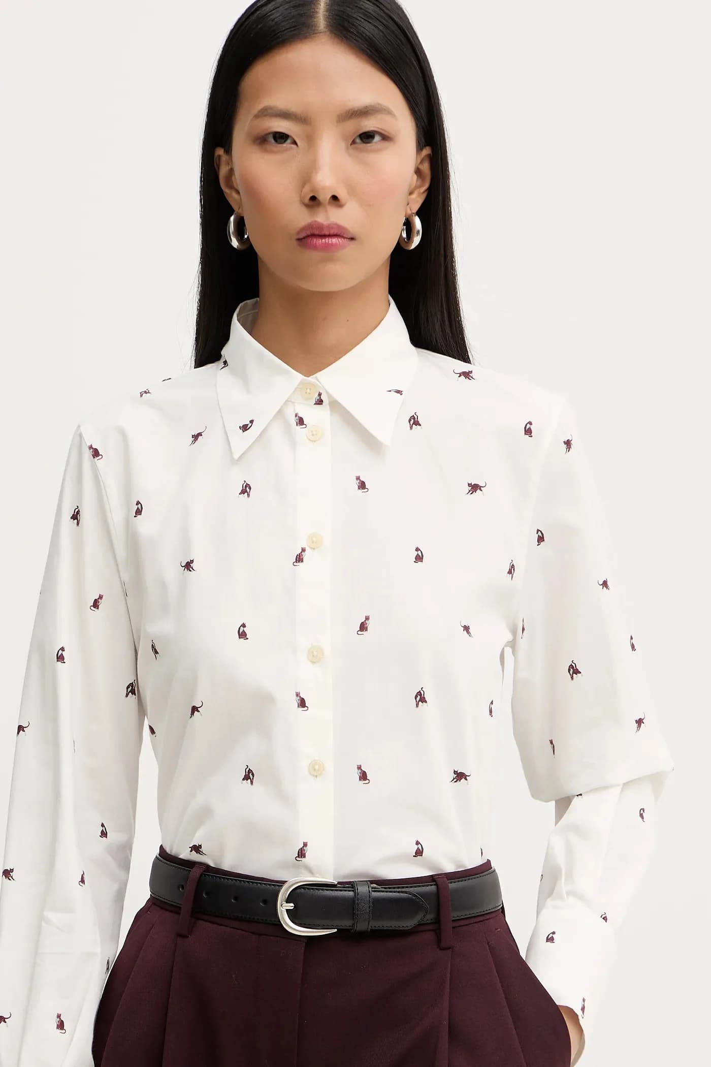 Хлопковая рубашка - фото 4