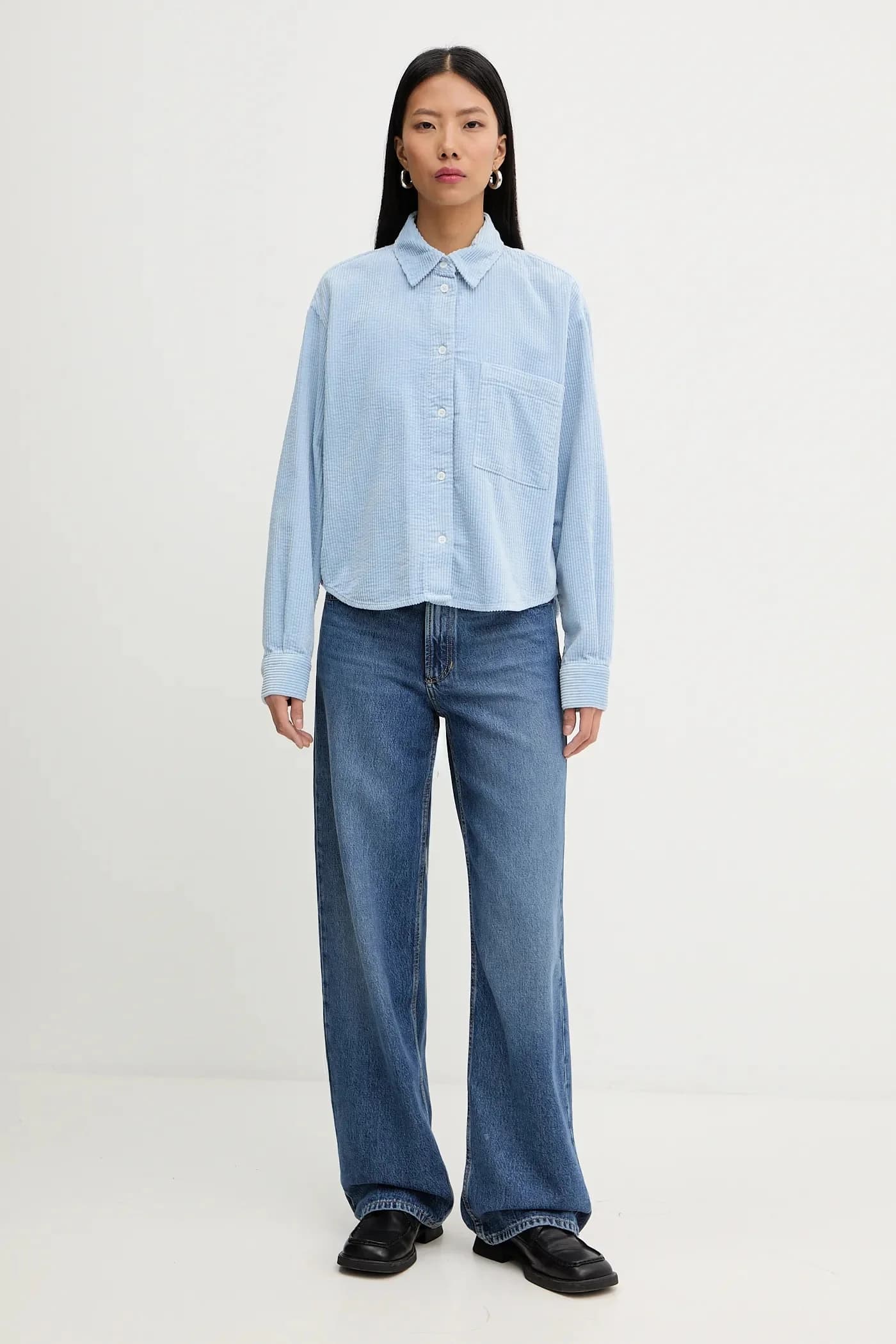 Вельветовая рубашка - фото 2