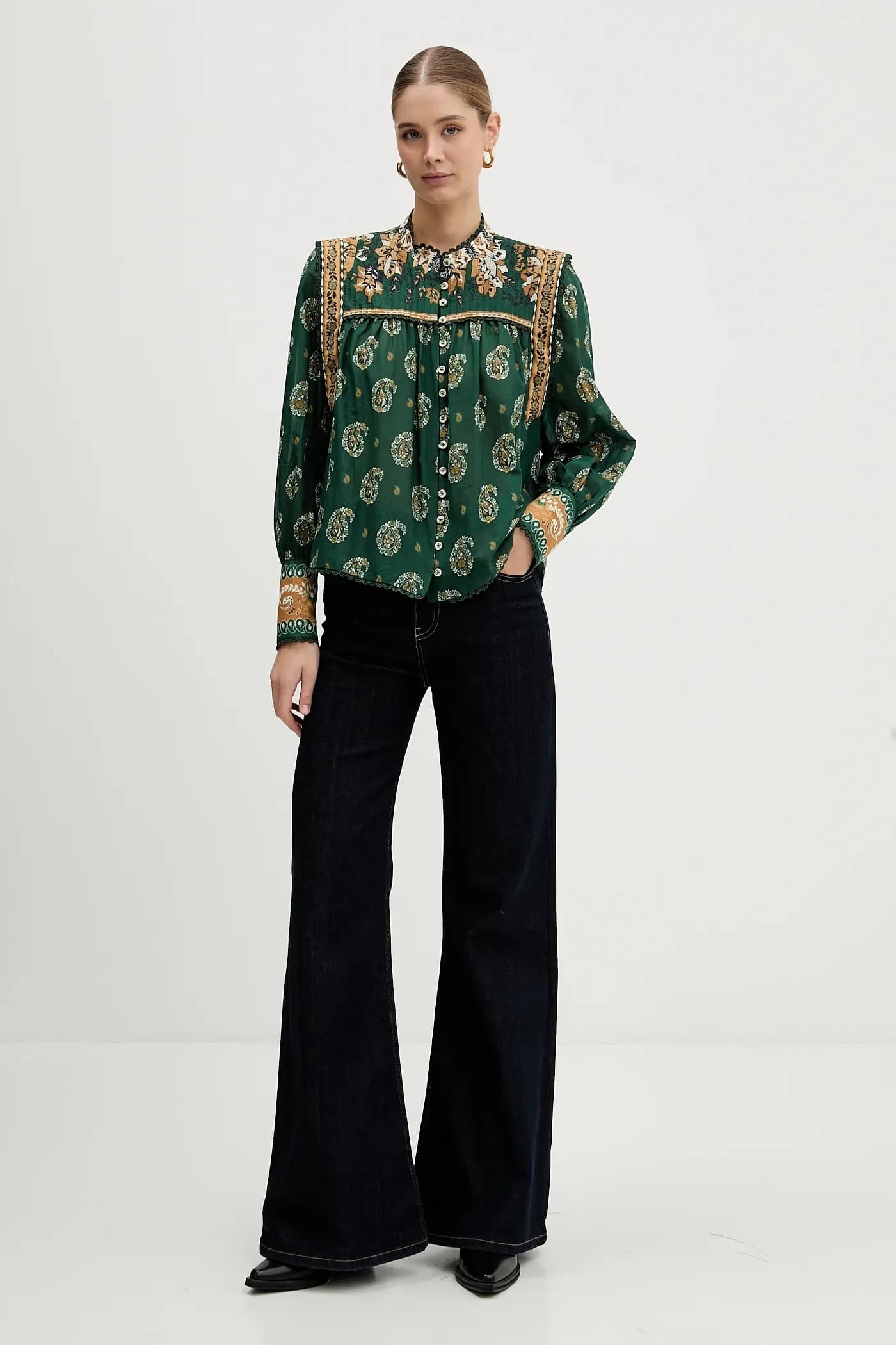 Хлопковая рубашка - фото 2