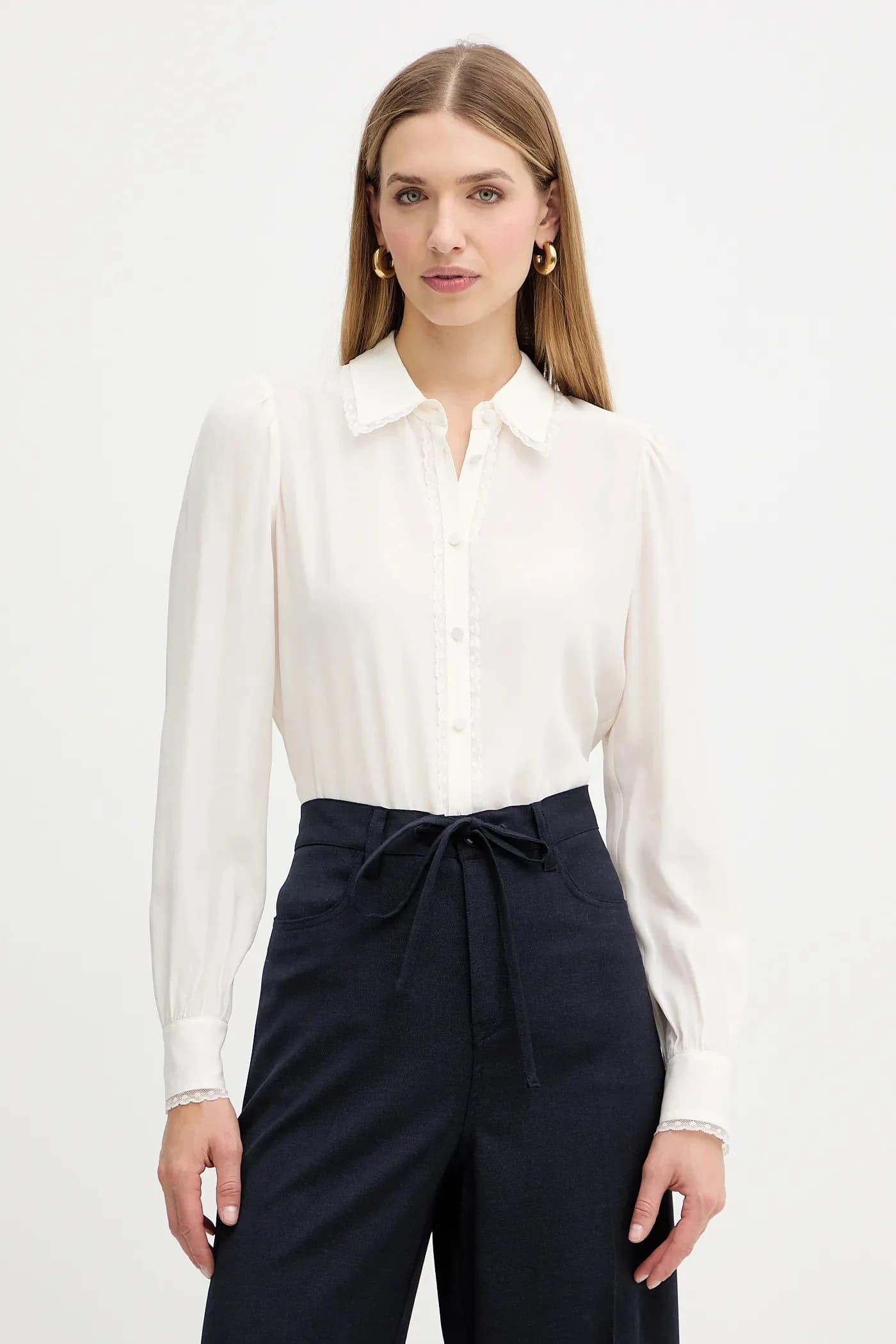 Рубашка с добавлением шелка