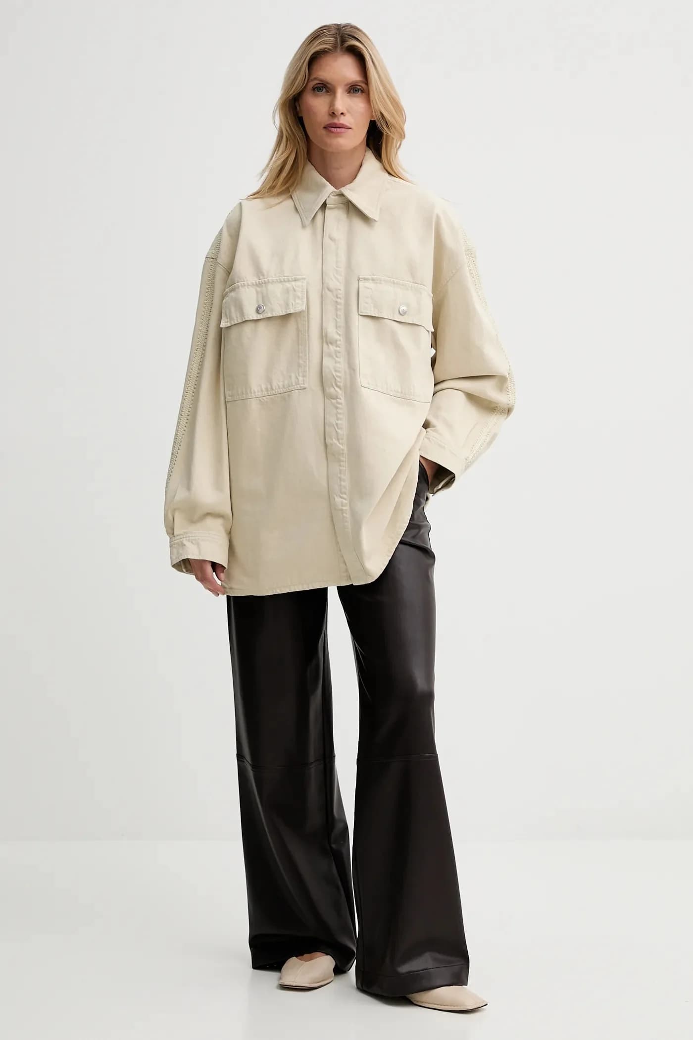 Джинсовая рубашка - фото 2