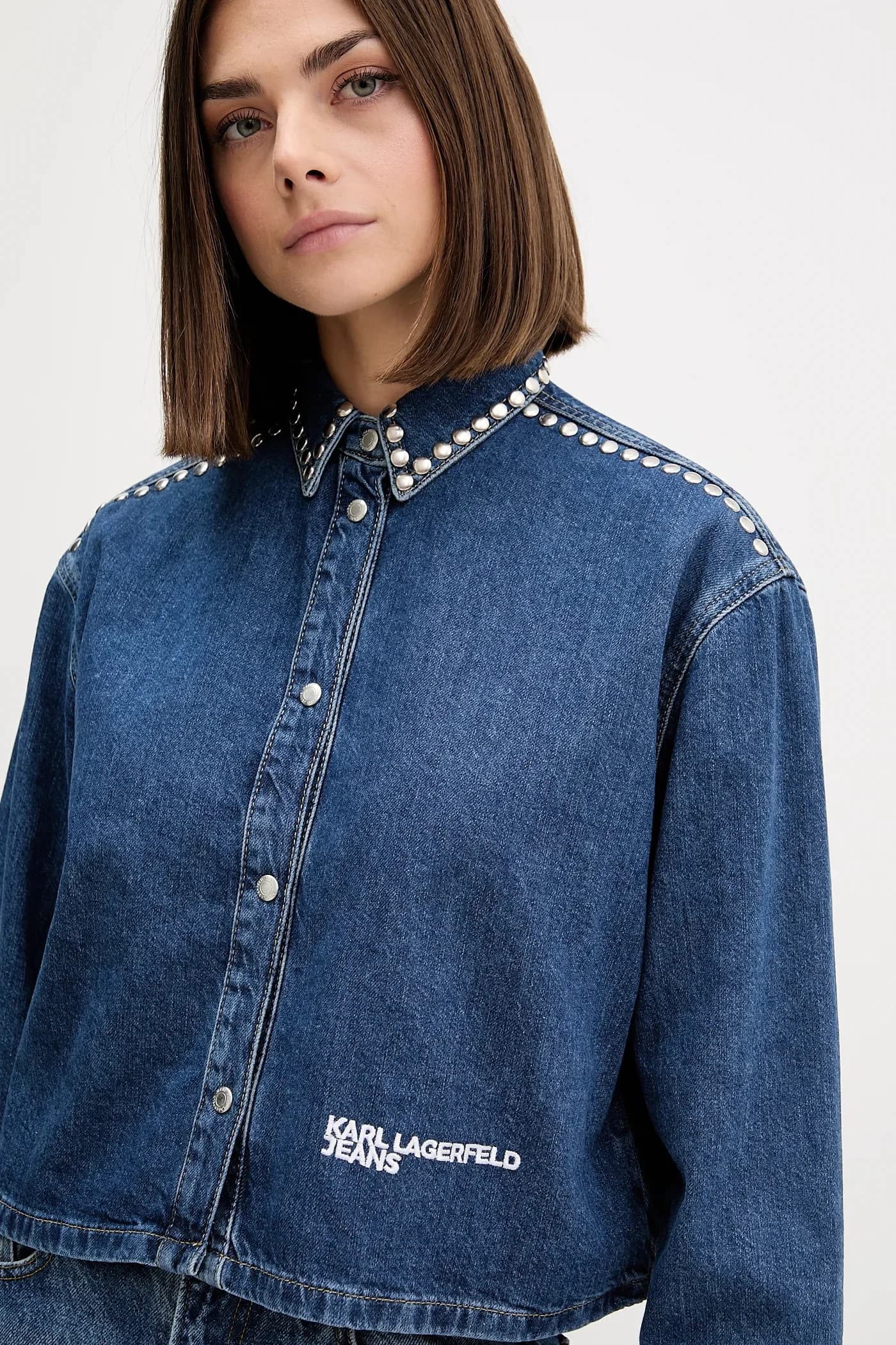 Джинсовая рубашка - фото 4