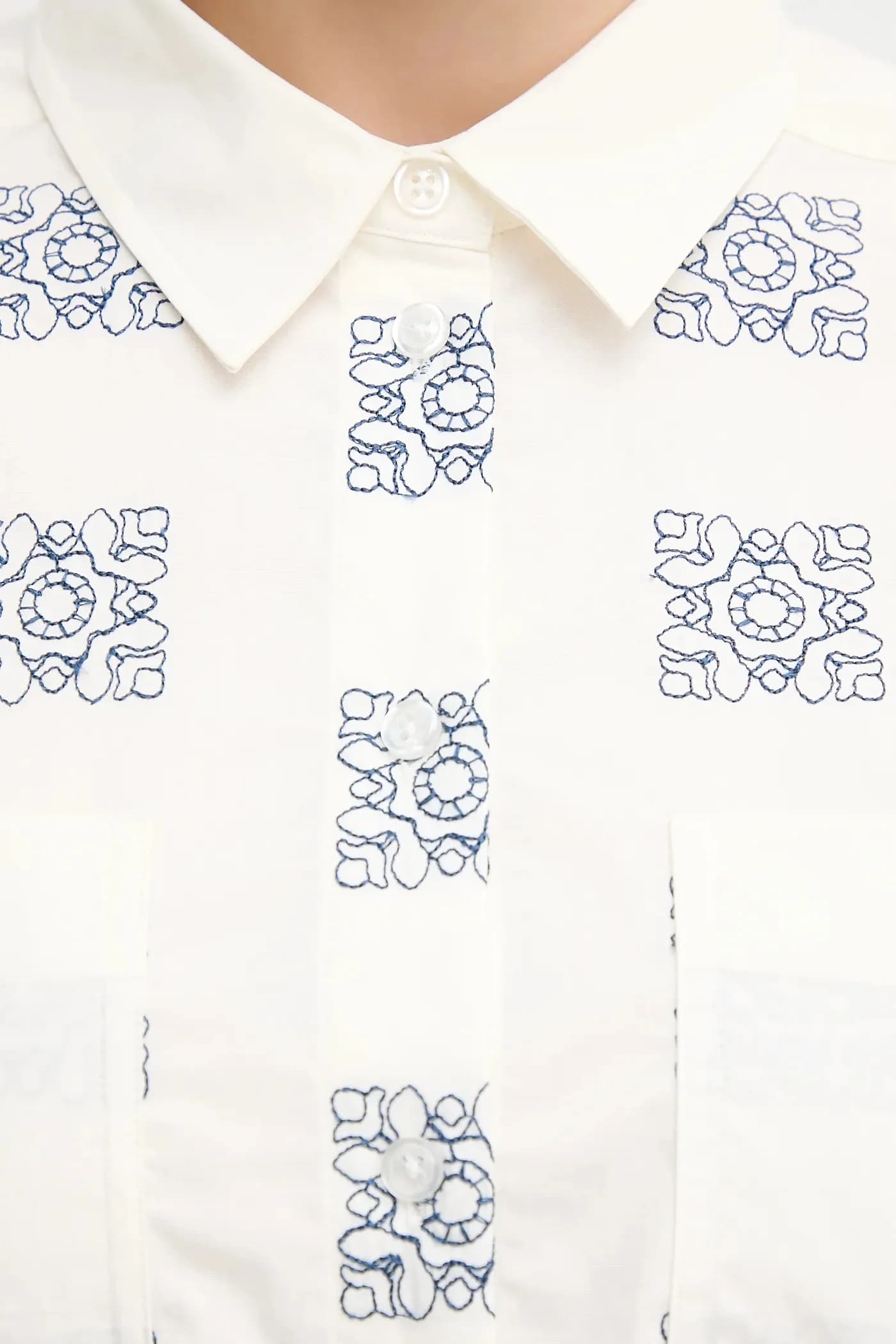 рубашка из хлопка WEINA - фото 5