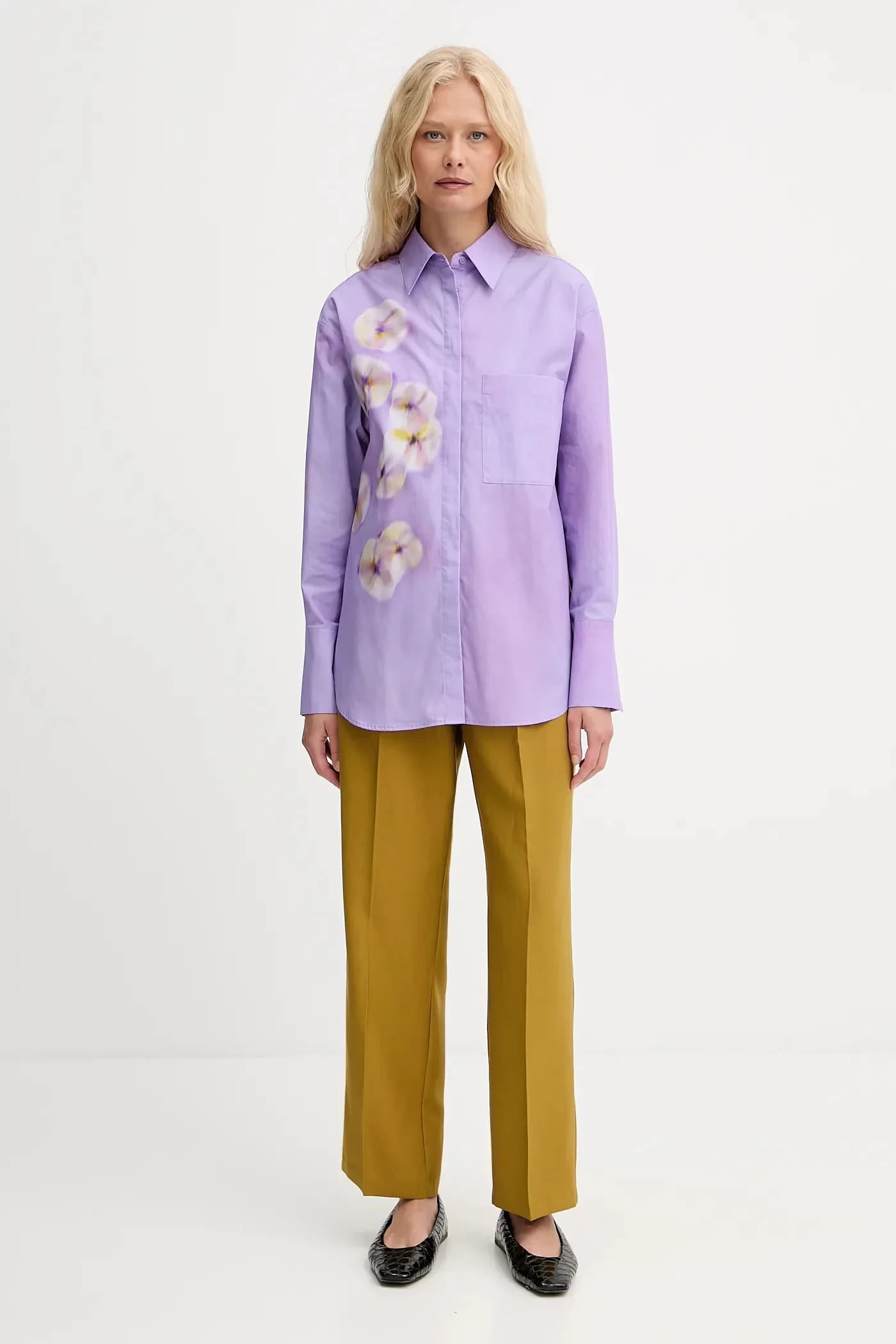 Хлопковая рубашка - фото 2