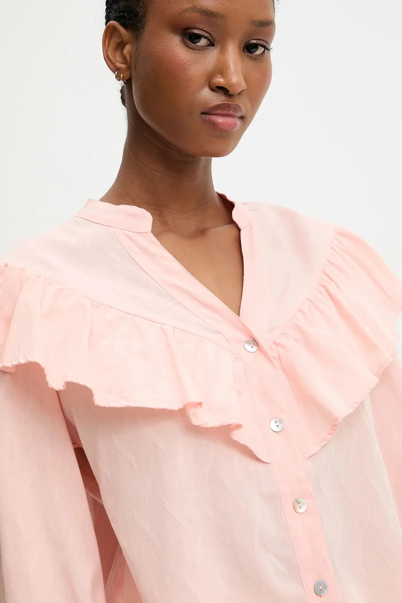 Хлопковая рубашка - фото 4