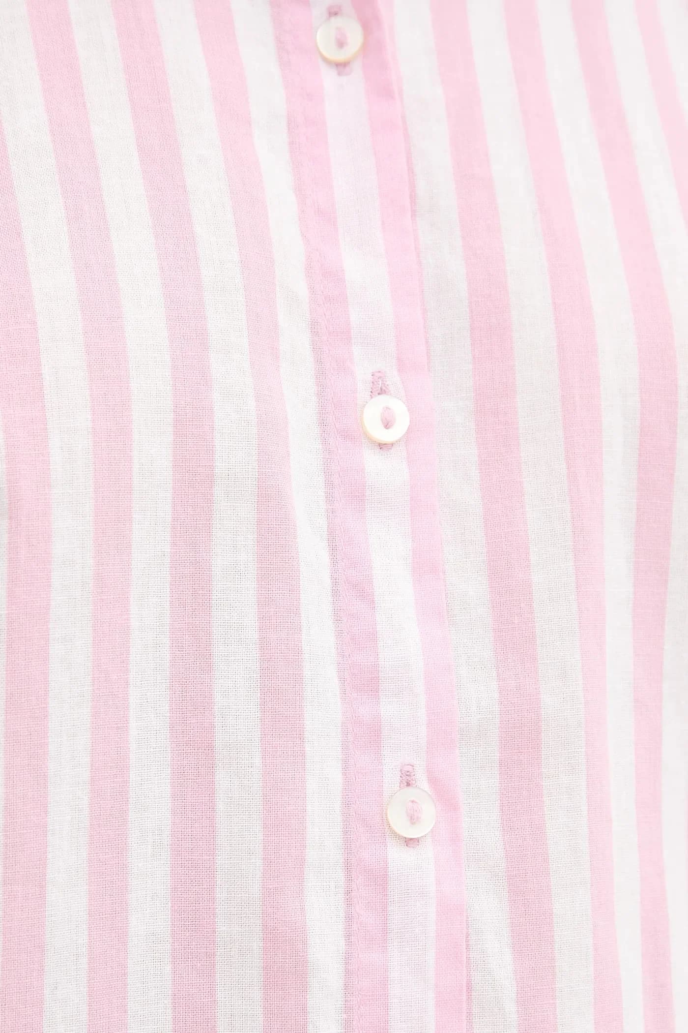 Рубашка из смесового льна - фото 4