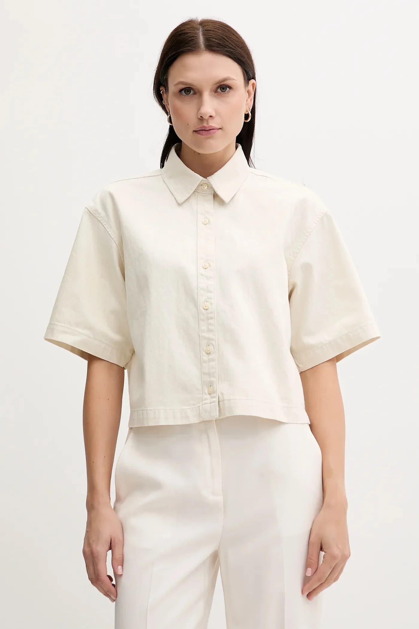 Рубашка из смесового льна