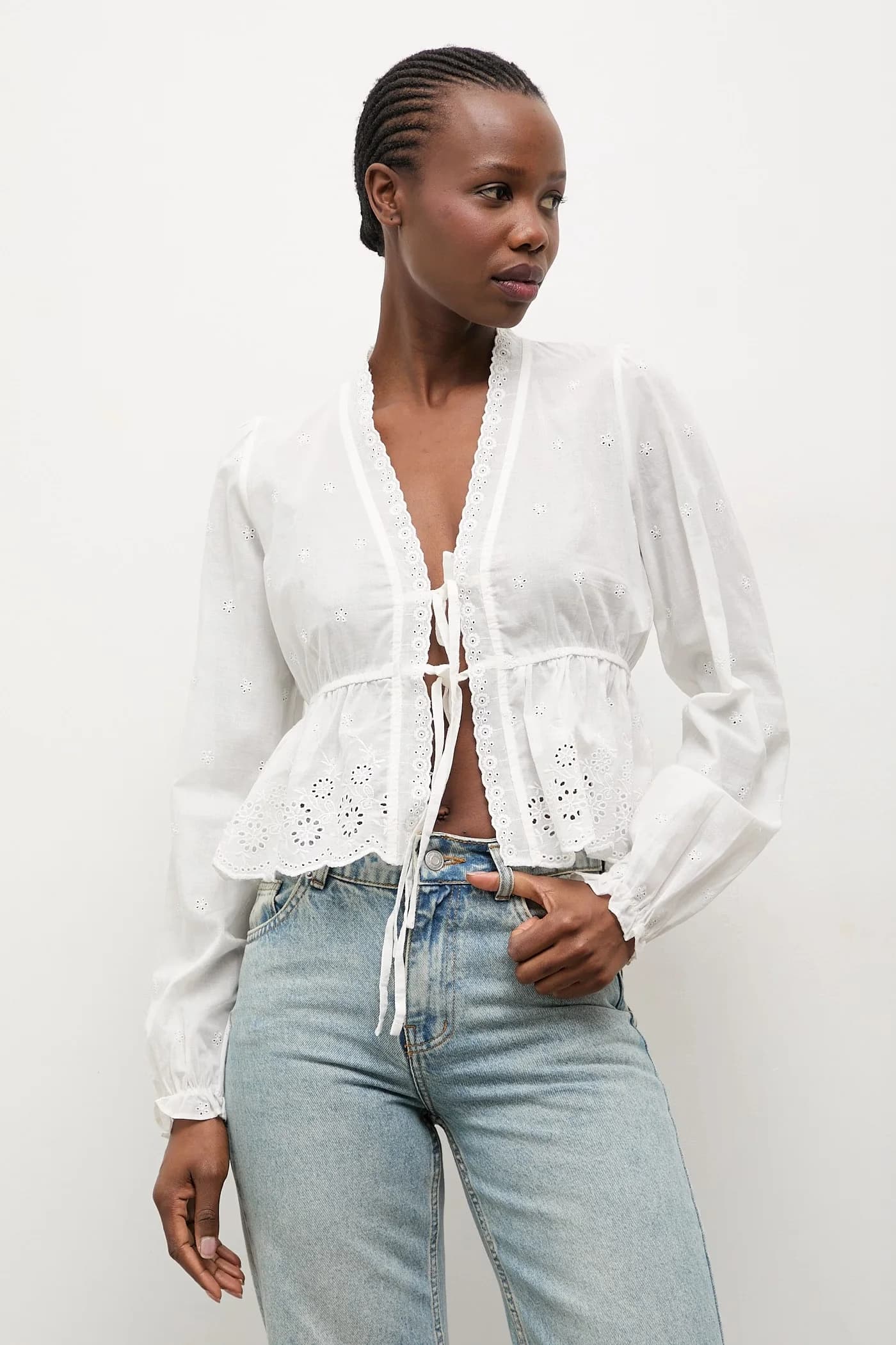 Хлопковая рубашка - фото 4