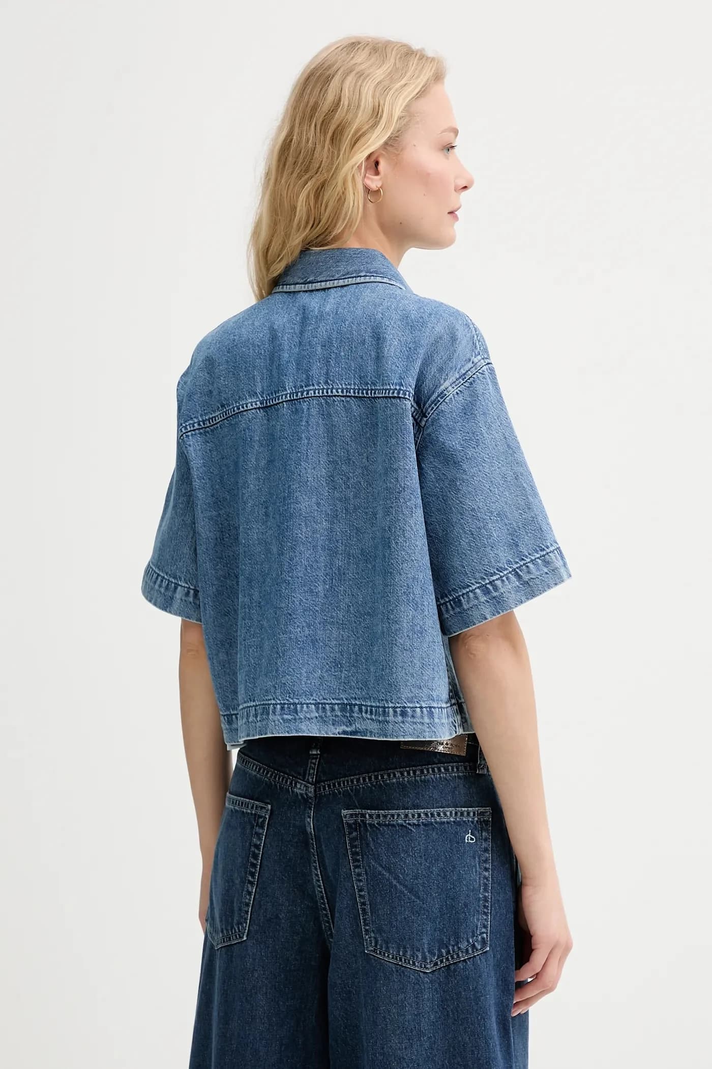 Джинсовая рубашка - фото 3