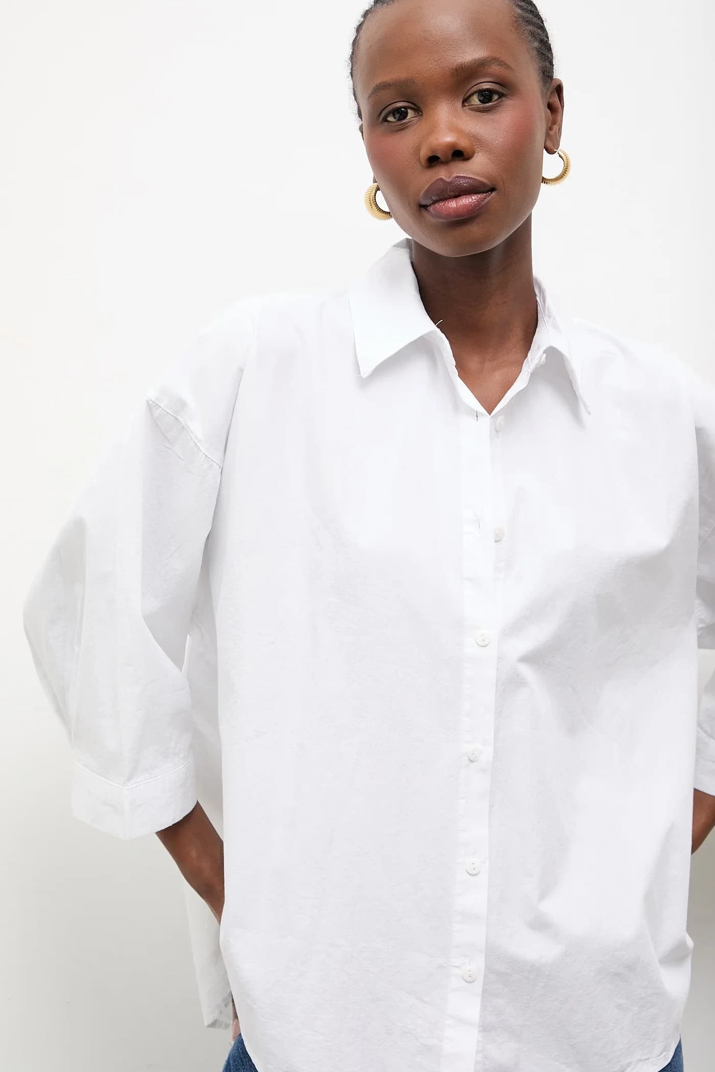 Хлопковая рубашка - фото 4