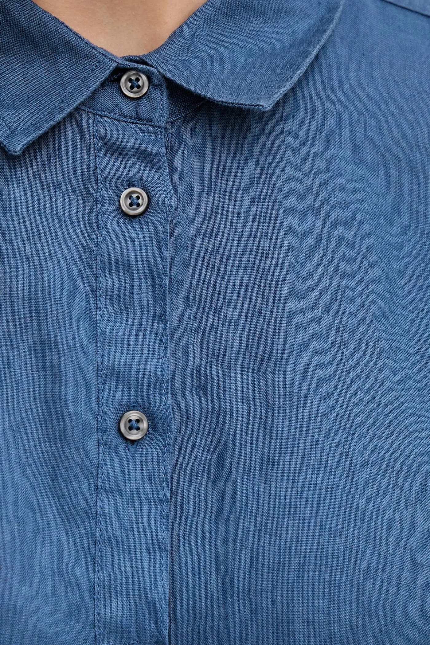 Льняная рубашка - фото 4