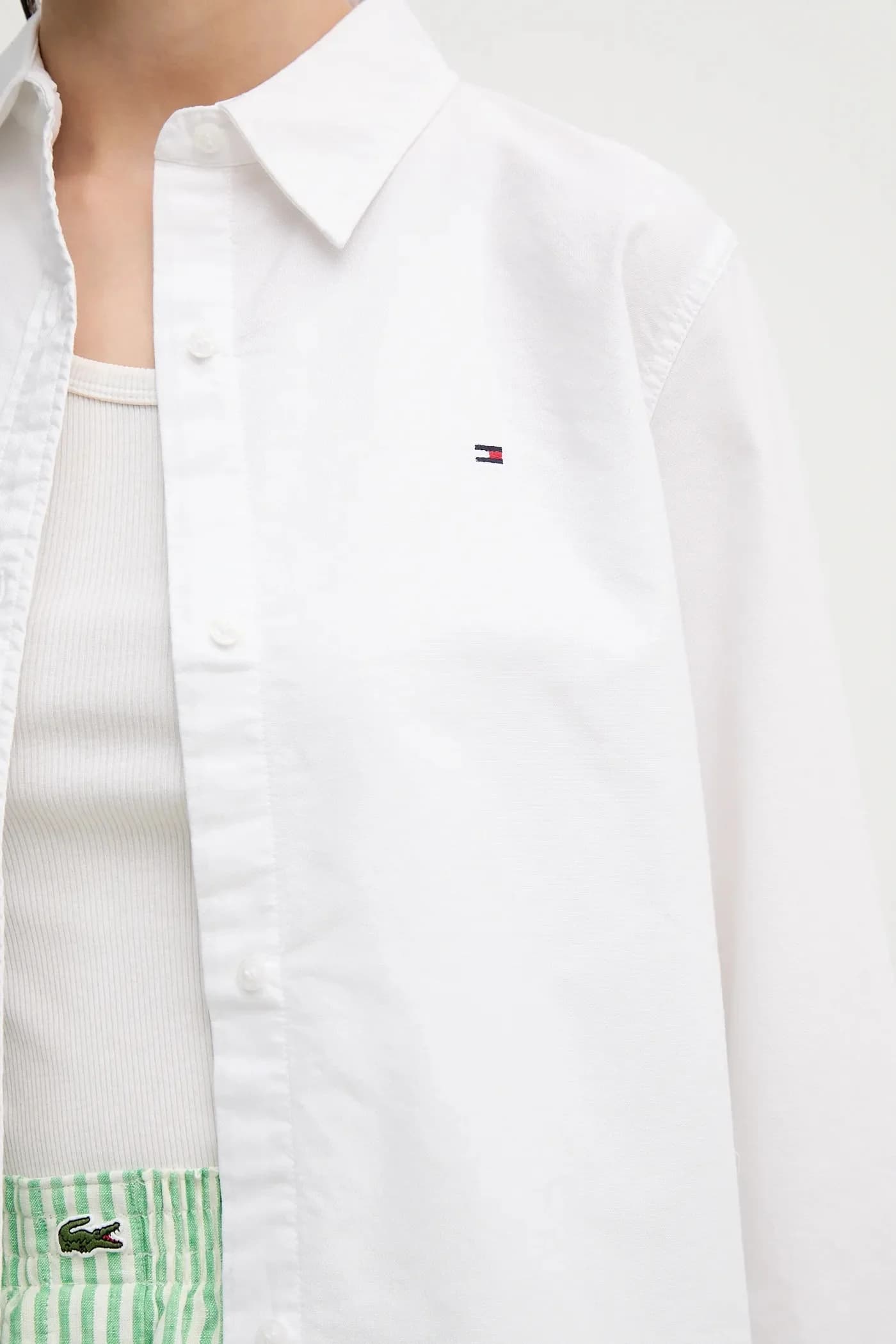 Хлопковая рубашка Tommy Hilfiger - фото 5