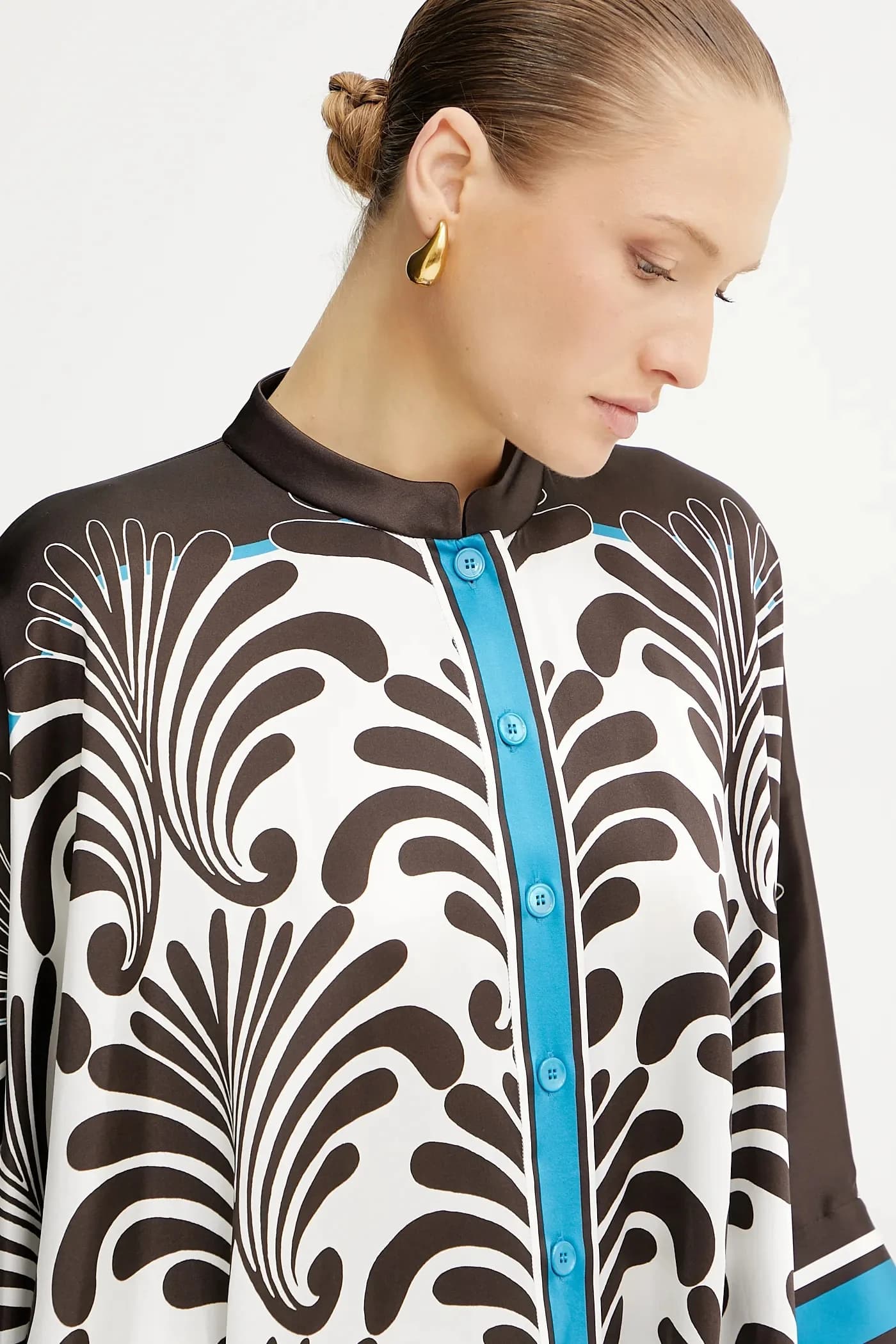 Шелковая рубашка - фото 4