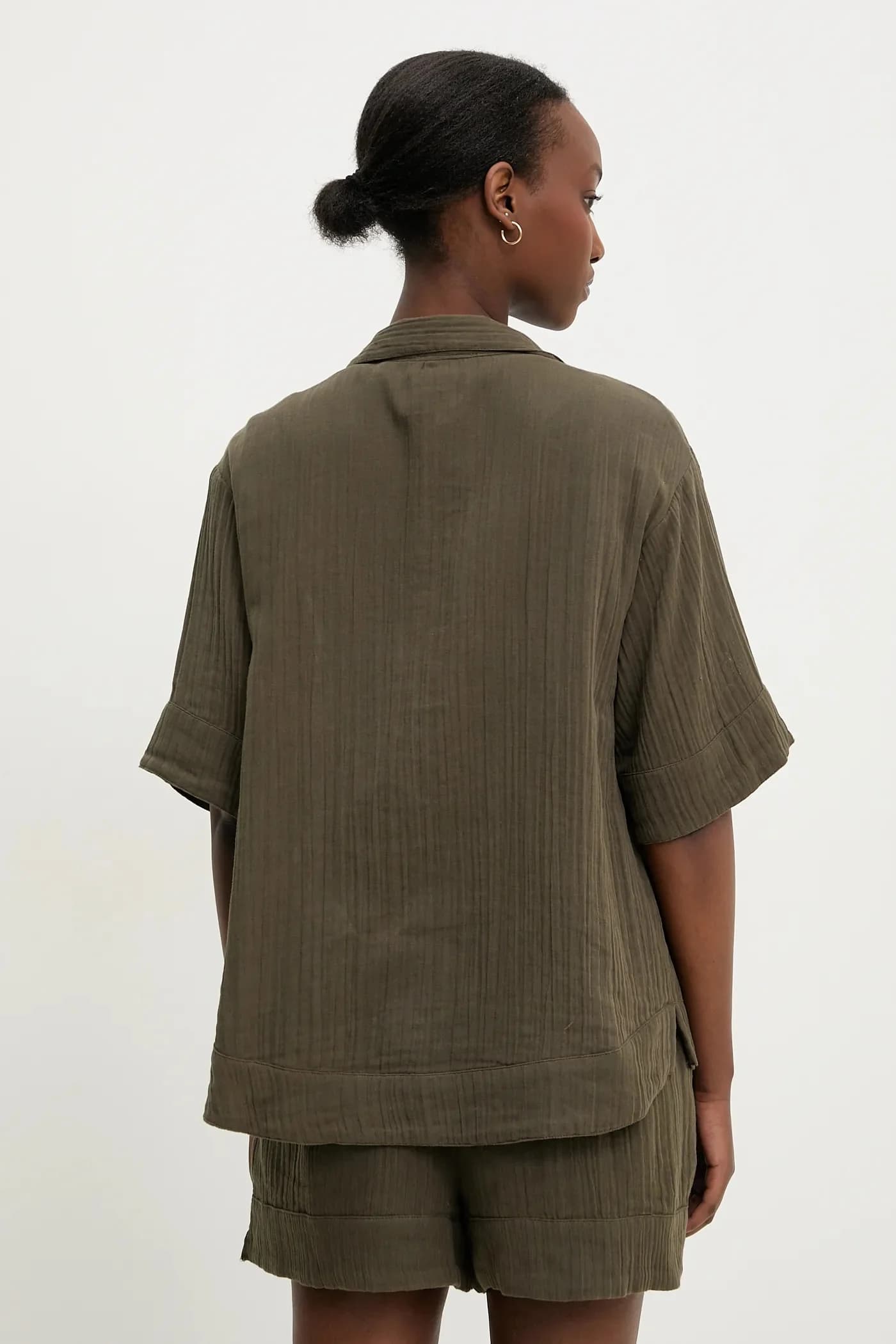 Хлопковая рубашка - фото 3