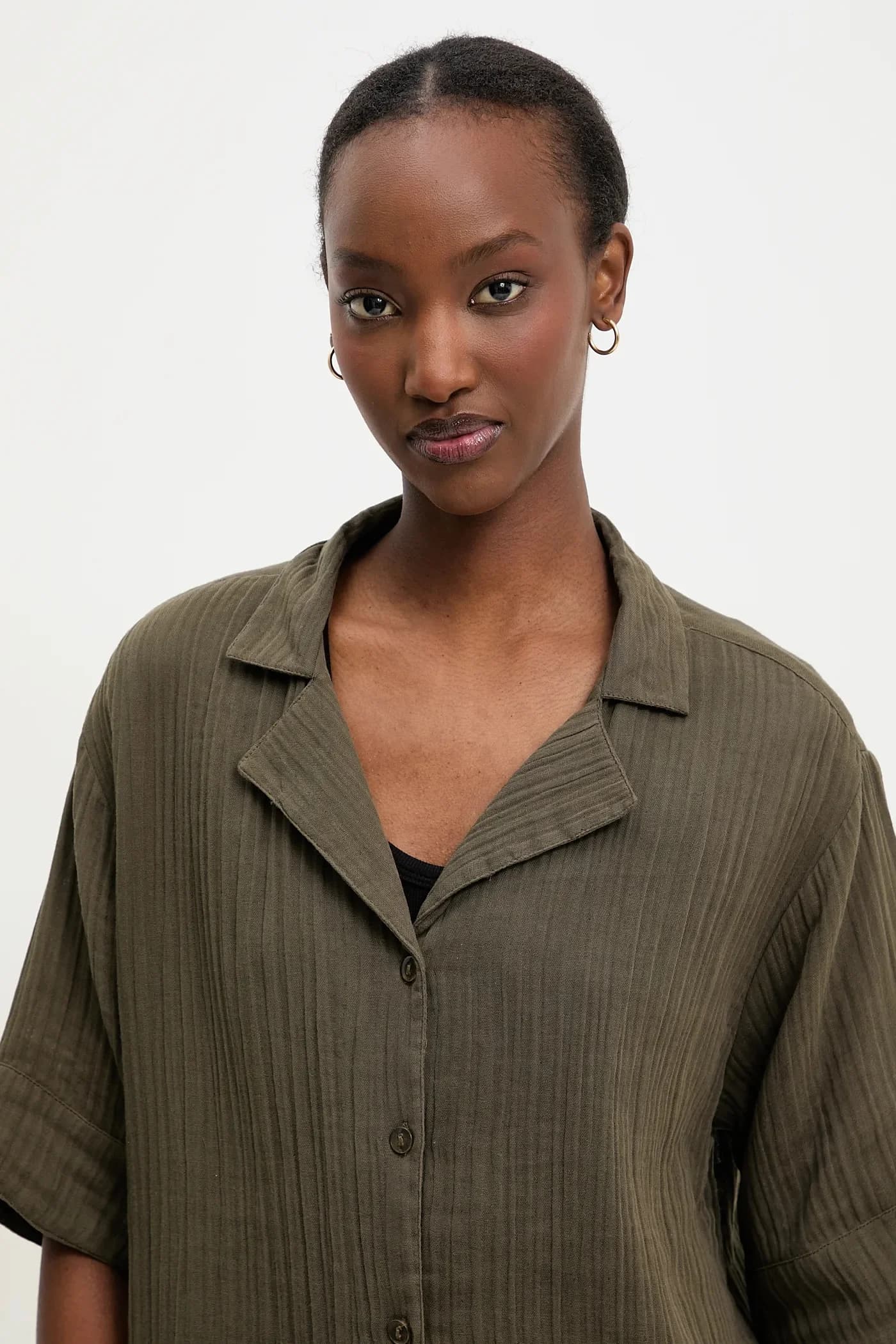 Хлопковая рубашка - фото 4