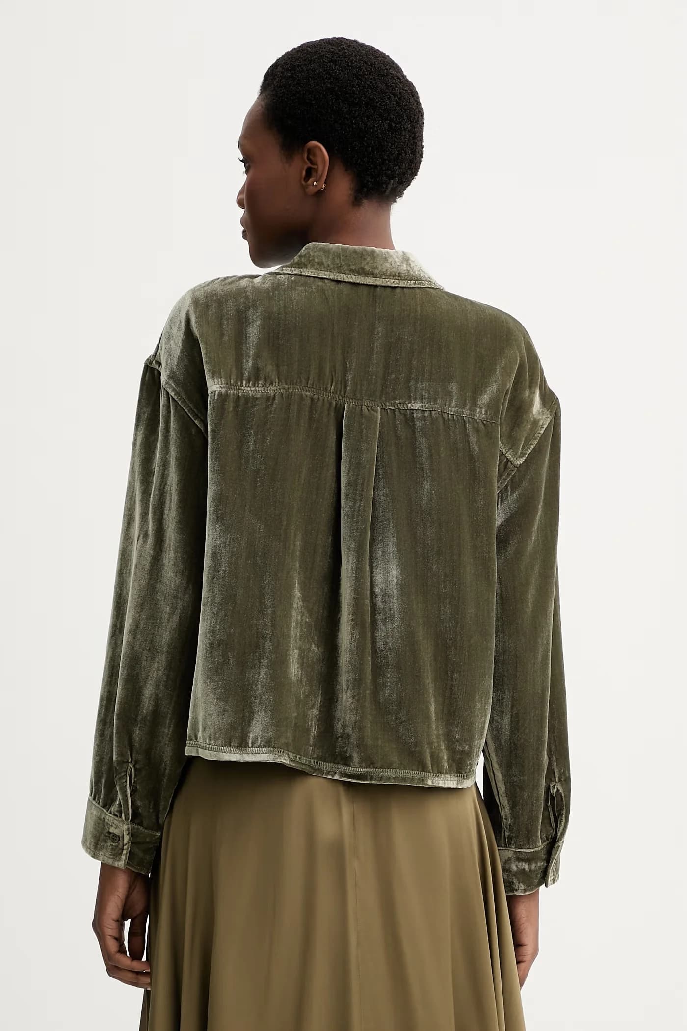 Велюровая рубашка - фото 3