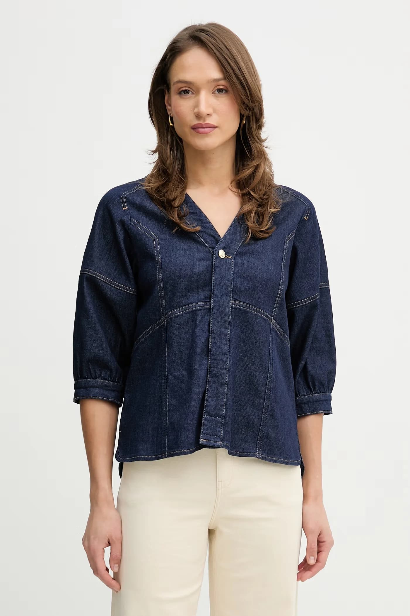 Джинсовая рубашка Bari