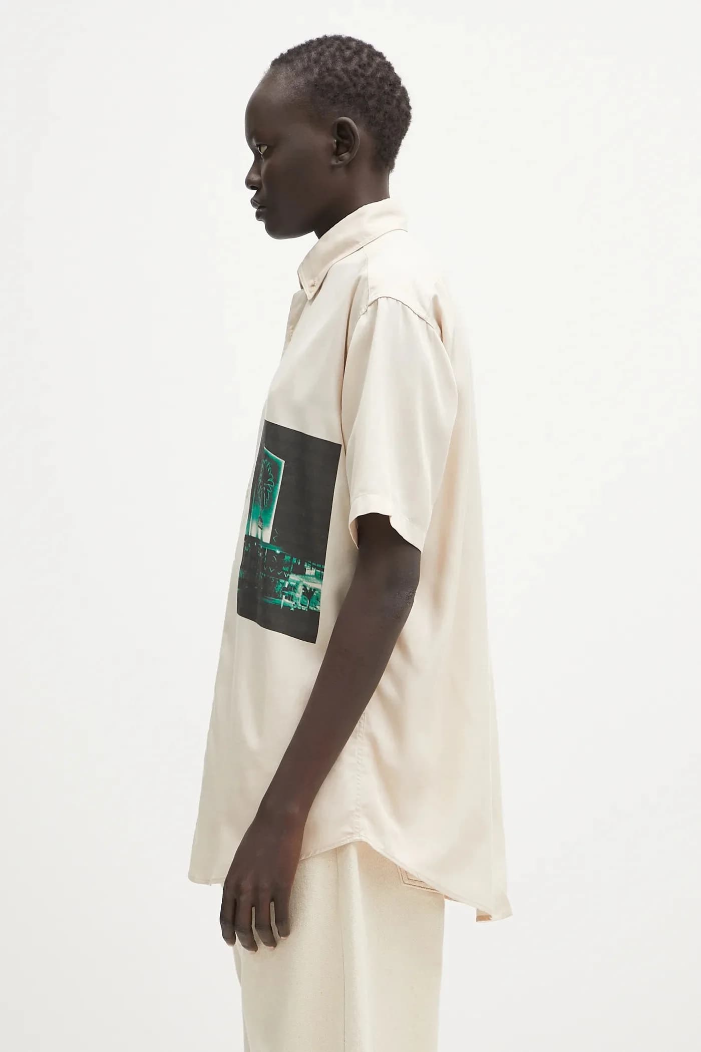 Рабочая рубашка с графическим рисунком Motel - фото 4