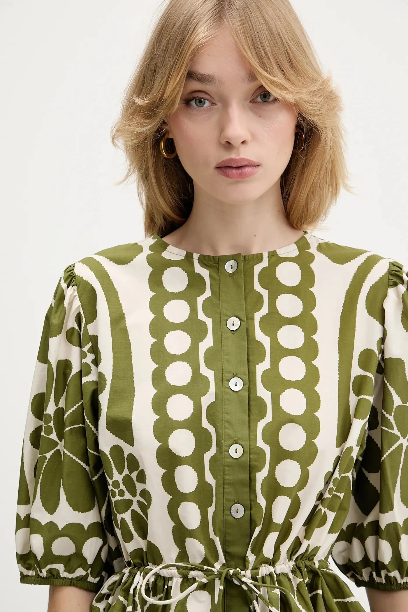 Хлопковая рубашка - фото 5