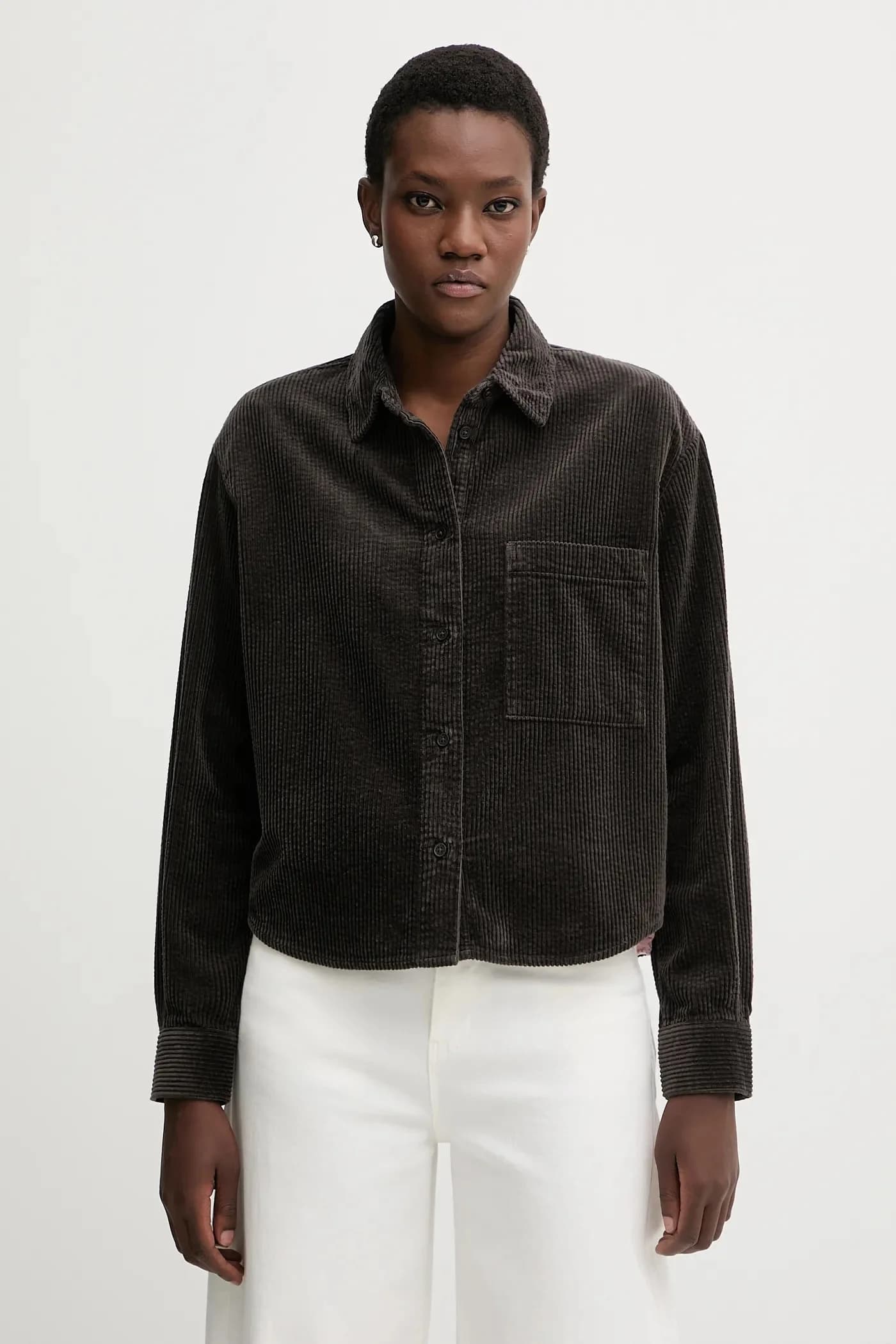 Вельветовая рубашка