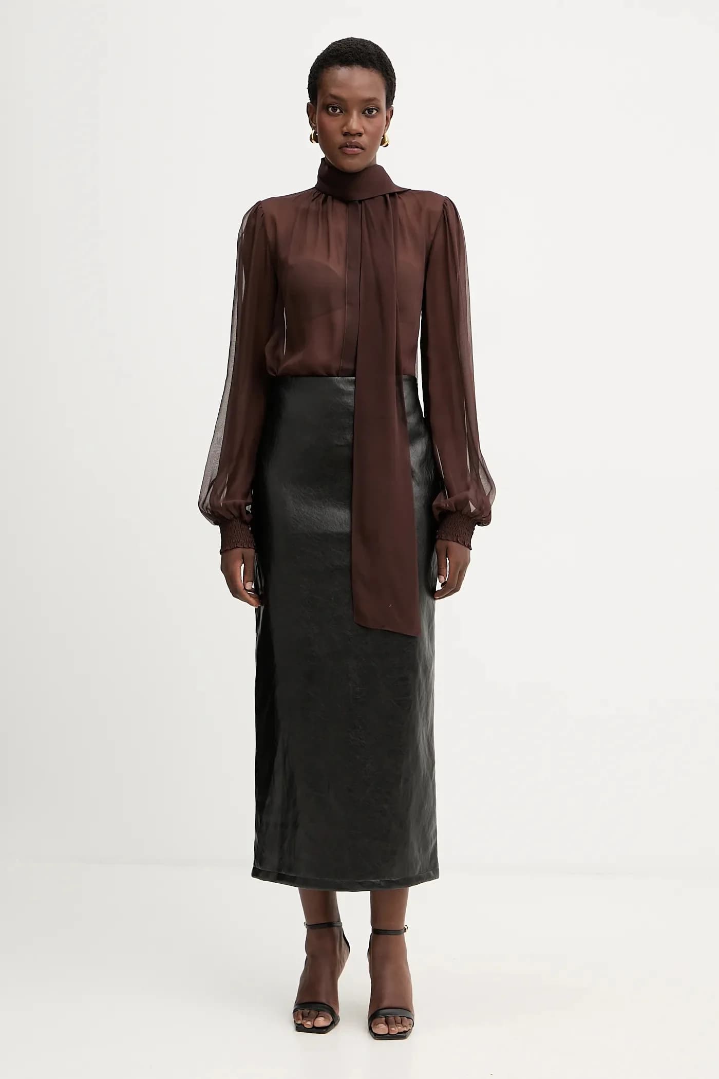 шелковая рубашка Hasli - фото 2