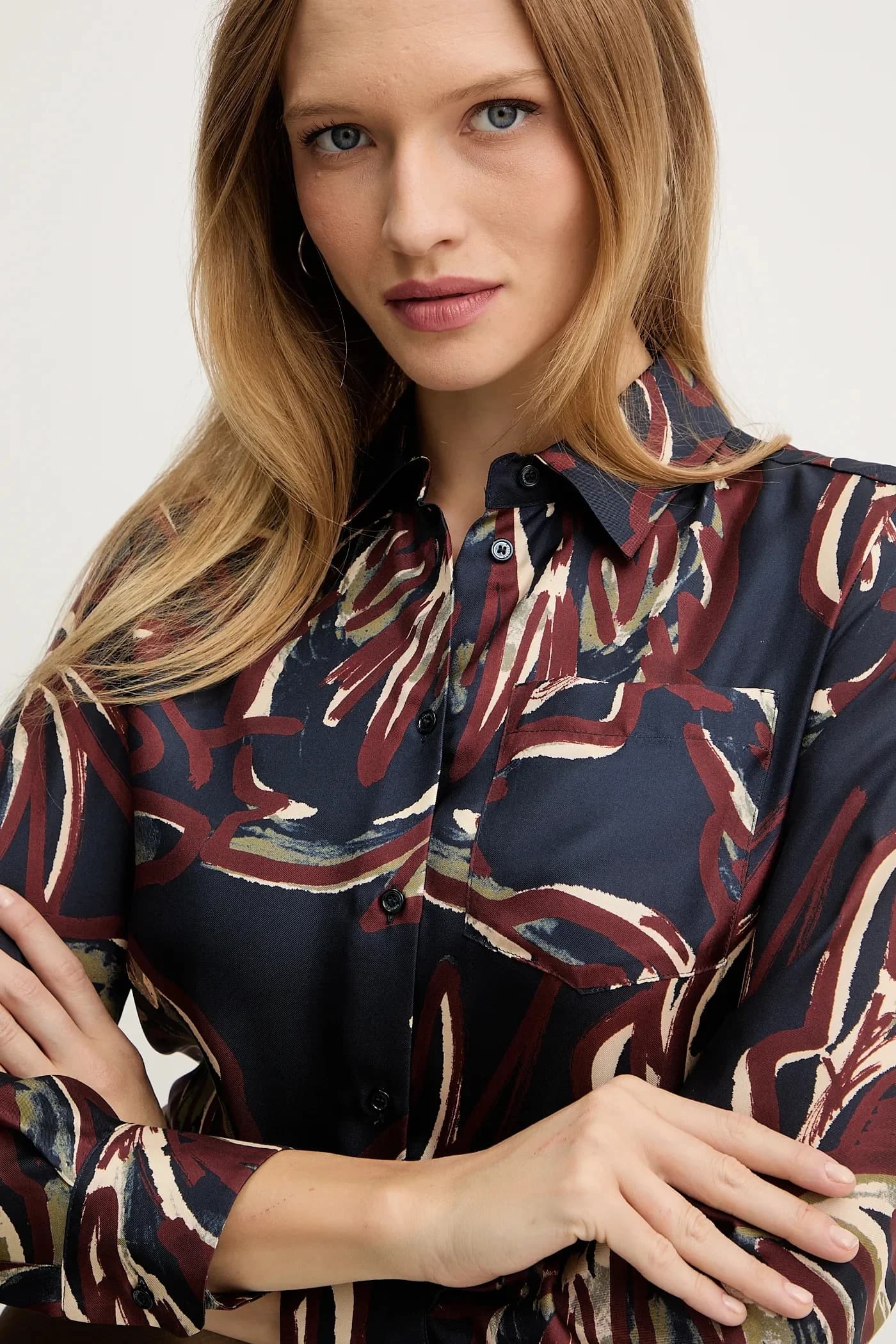 RIVE шелковая рубашка - фото 4