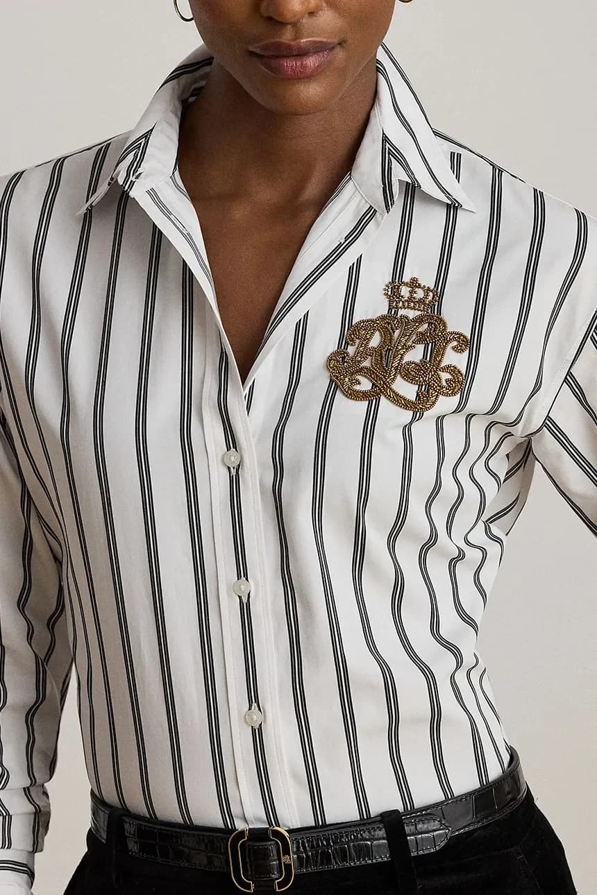 рубашка Lauren Ralph Lauren из хлопка - фото 4