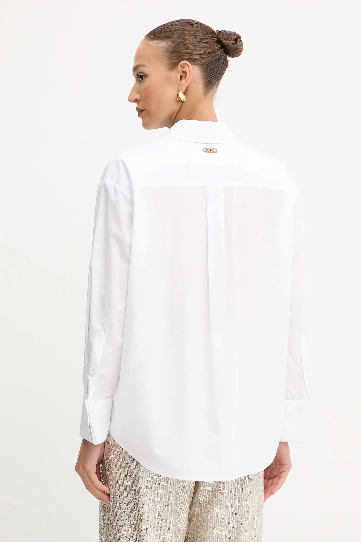 Хлопковая рубашка MICHAEL Michael Kors - фото 3