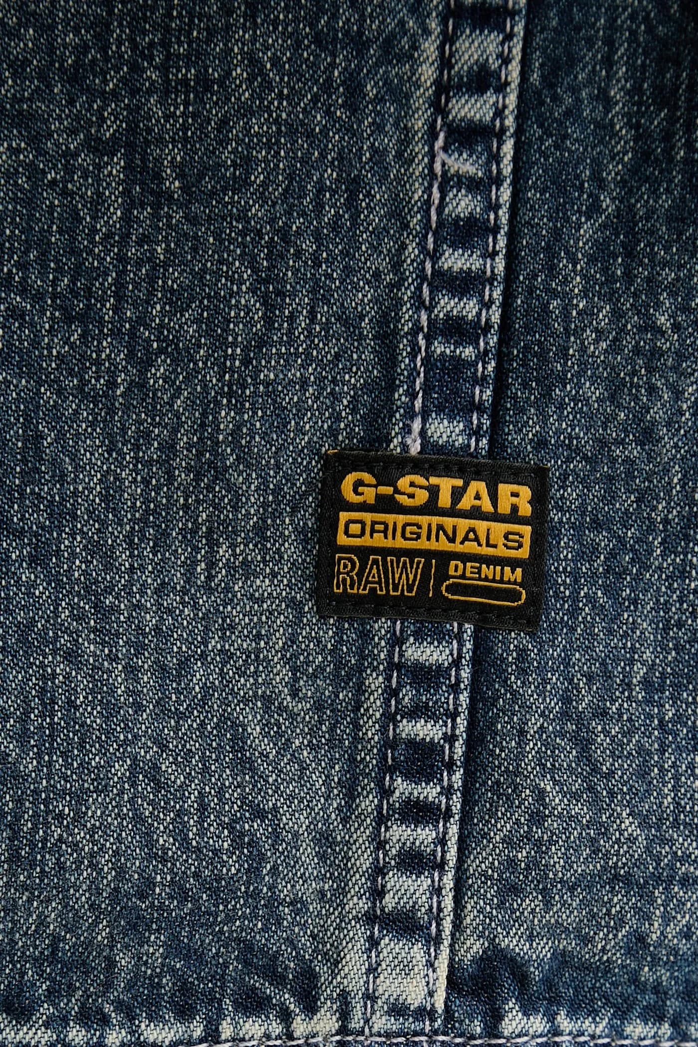 Джинсовая рубашка свободного покроя с защипами в 1 точку - фото 5