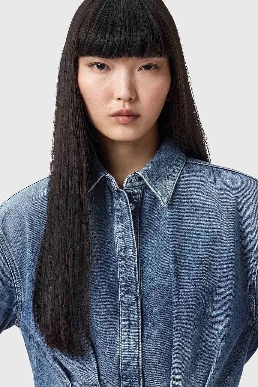 AllSaints koszula jeansowa NANCY - фото 2