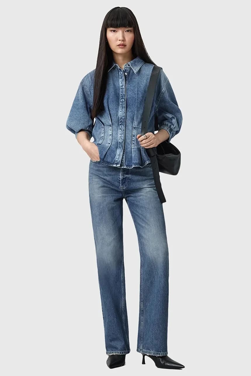 AllSaints koszula jeansowa NANCY - фото 6