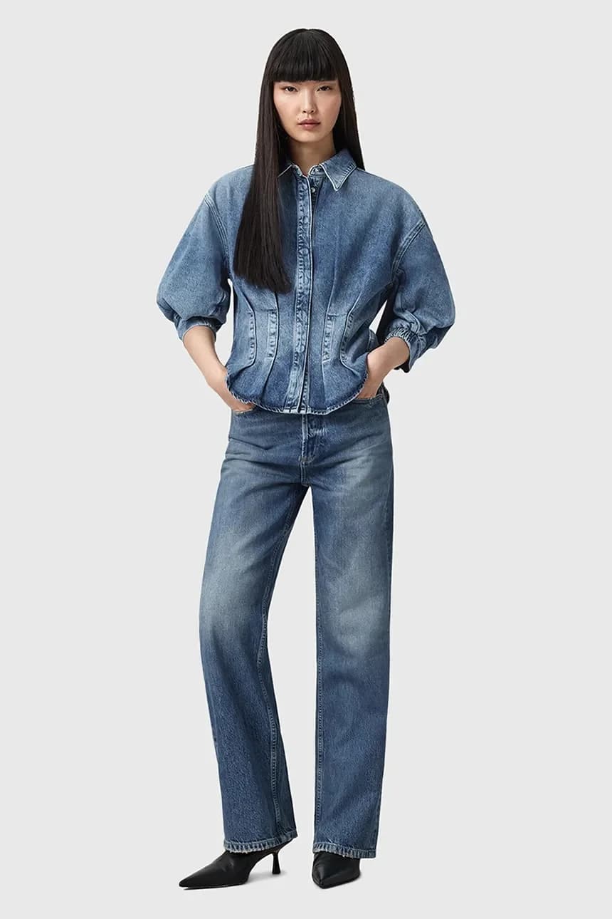 AllSaints koszula jeansowa NANCY - фото 7