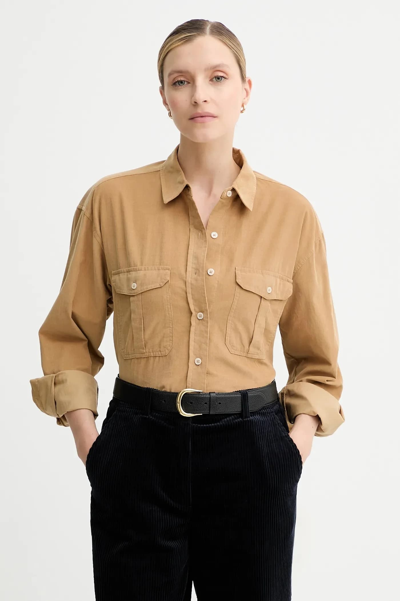 Вельветовая рубашка