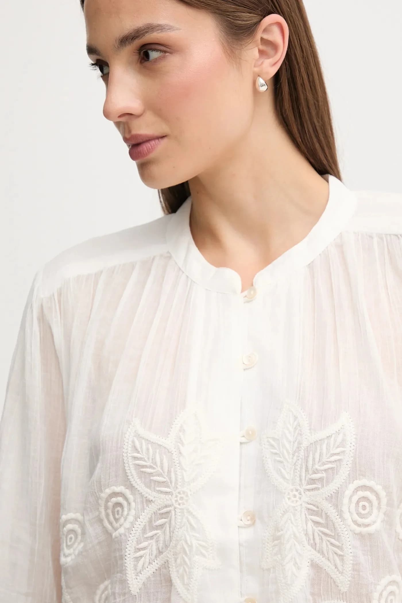 Хлопковая рубашка - фото 4