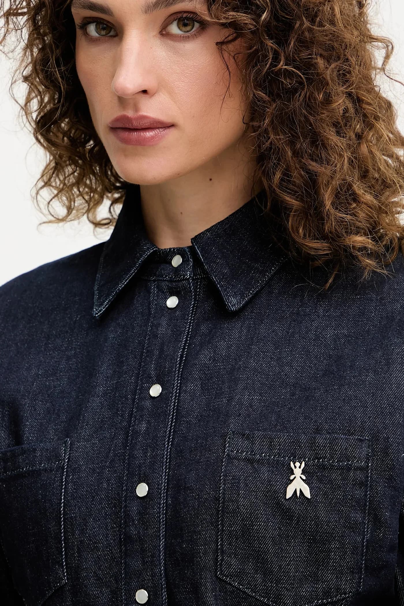 Джинсовая рубашка - фото 4