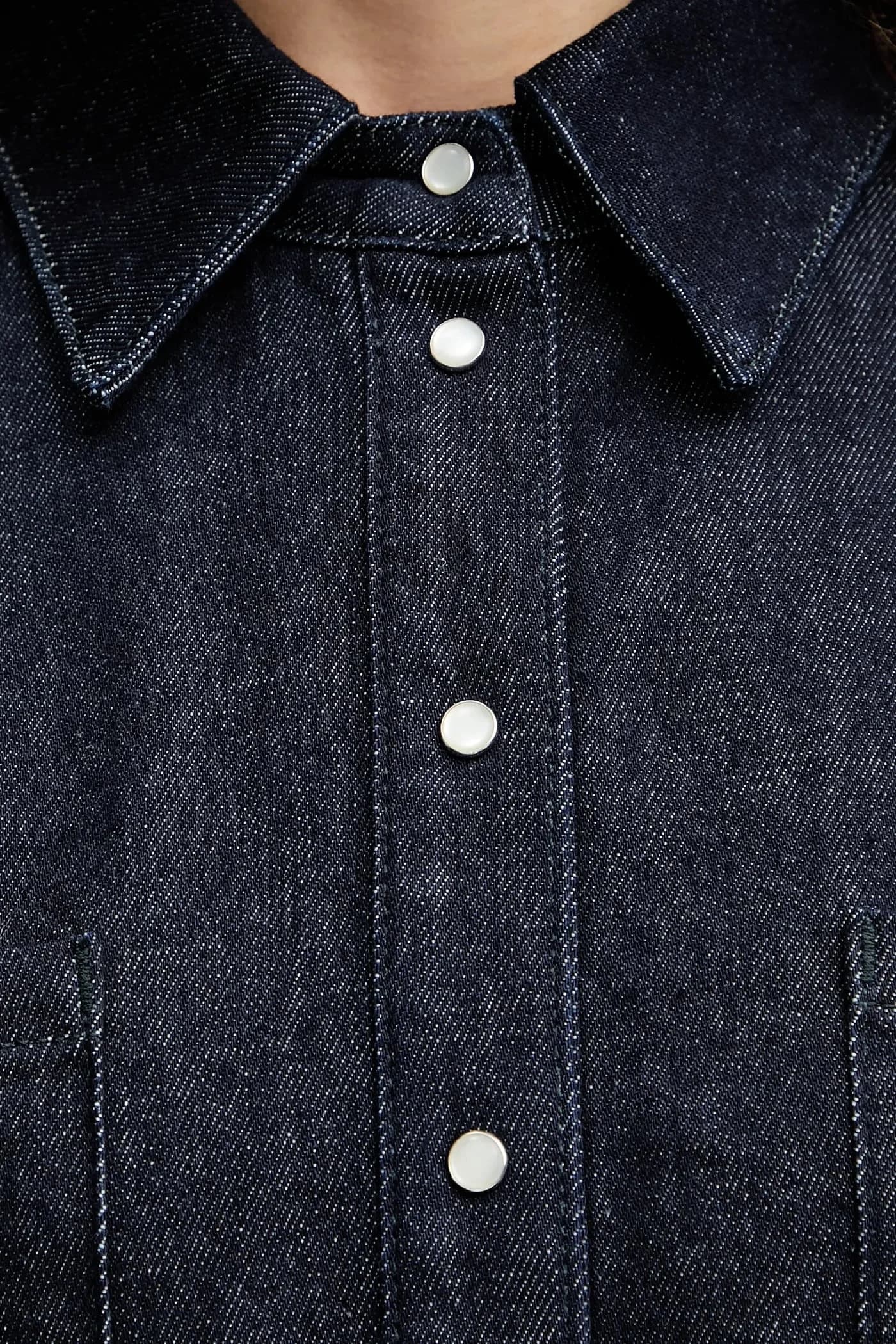 Джинсовая рубашка - фото 6