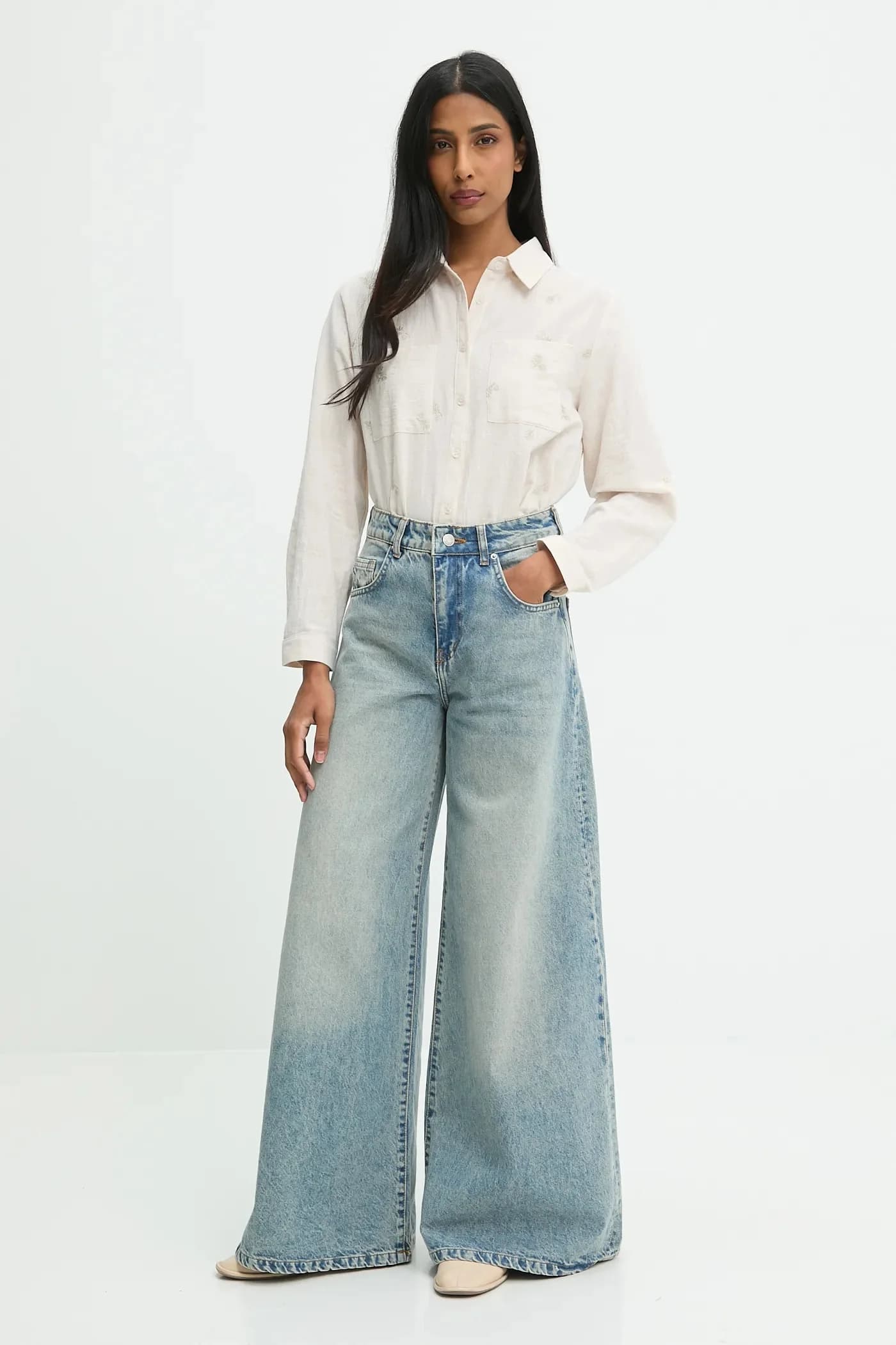 Хлопковая рубашка - фото 2