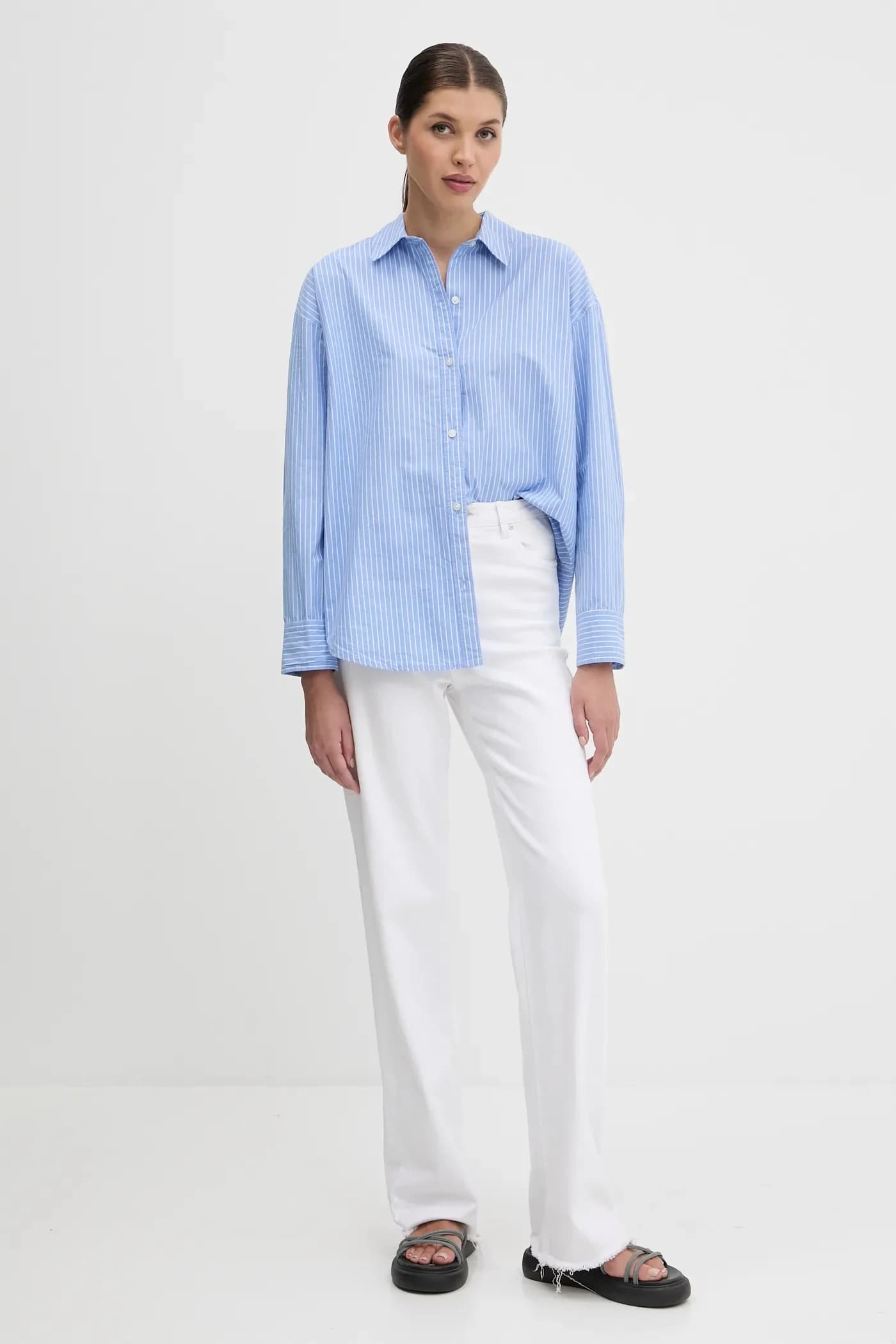 Хлопковая рубашка - фото 2