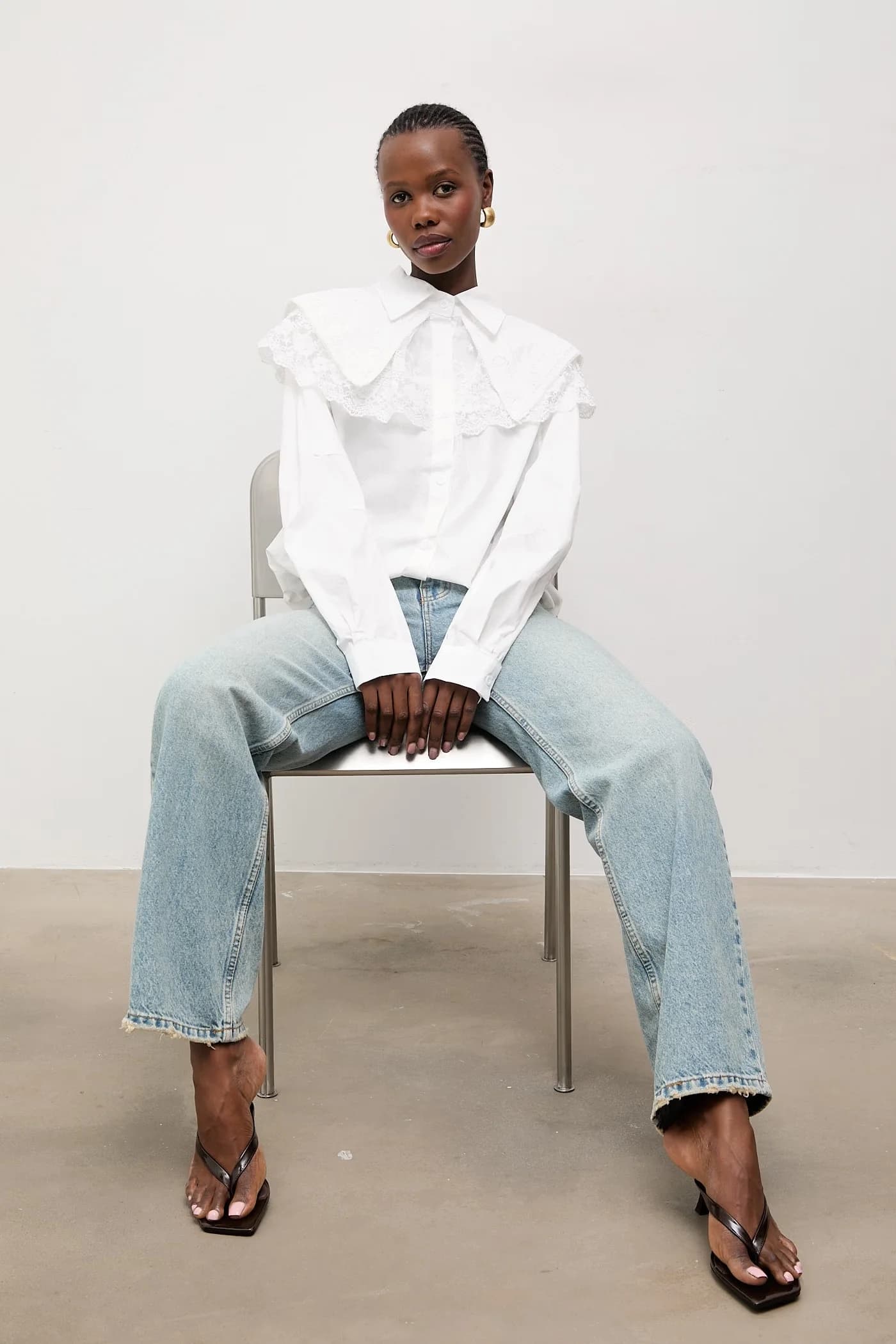 Хлопковая рубашка - фото 2