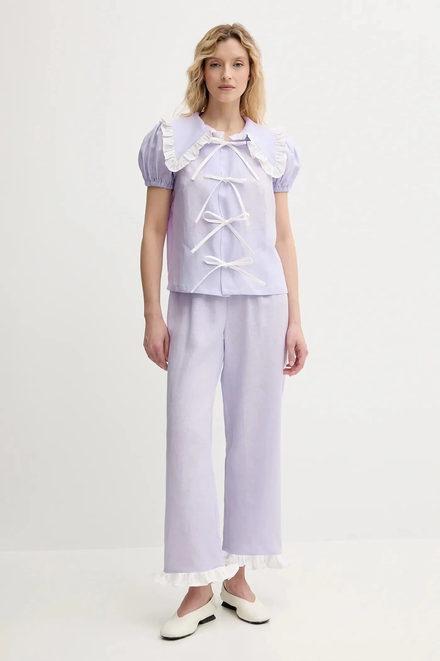 Льняная рубашка - фото 2