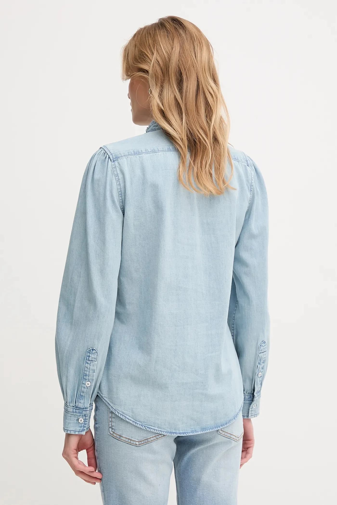 Хлопковая рубашка United Colors of Benetton - фото 3