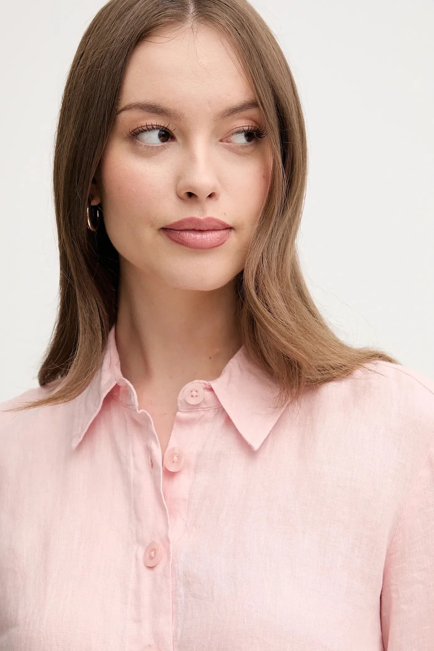 Льняная рубашка - фото 4