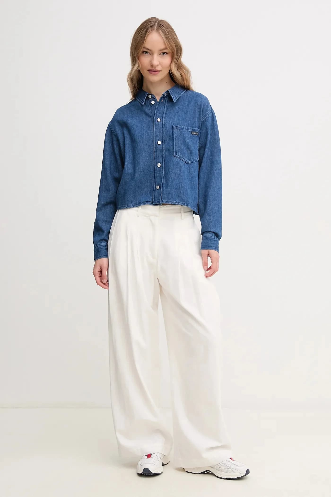 Джинсовая рубашка - фото 2