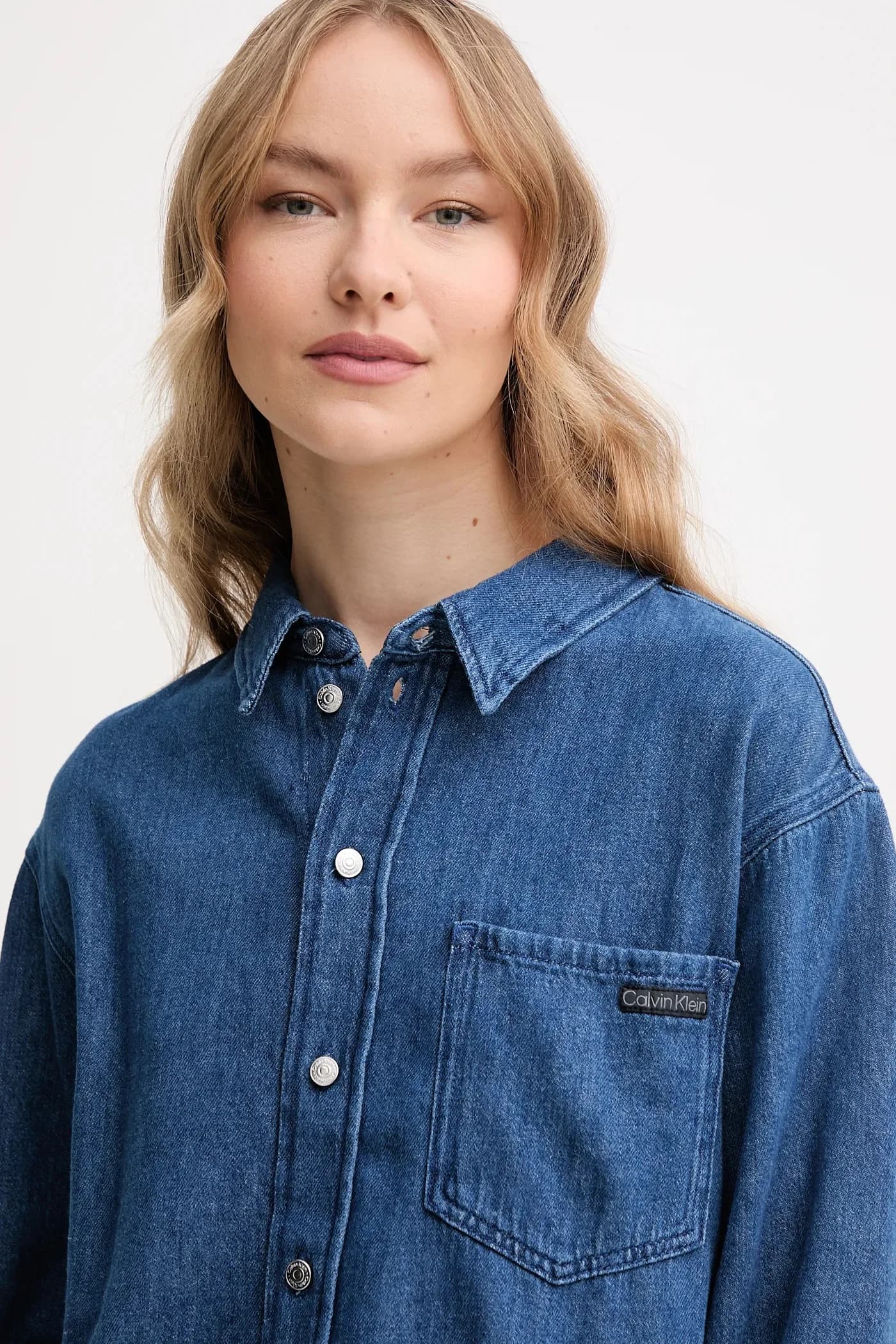 Джинсовая рубашка - фото 4