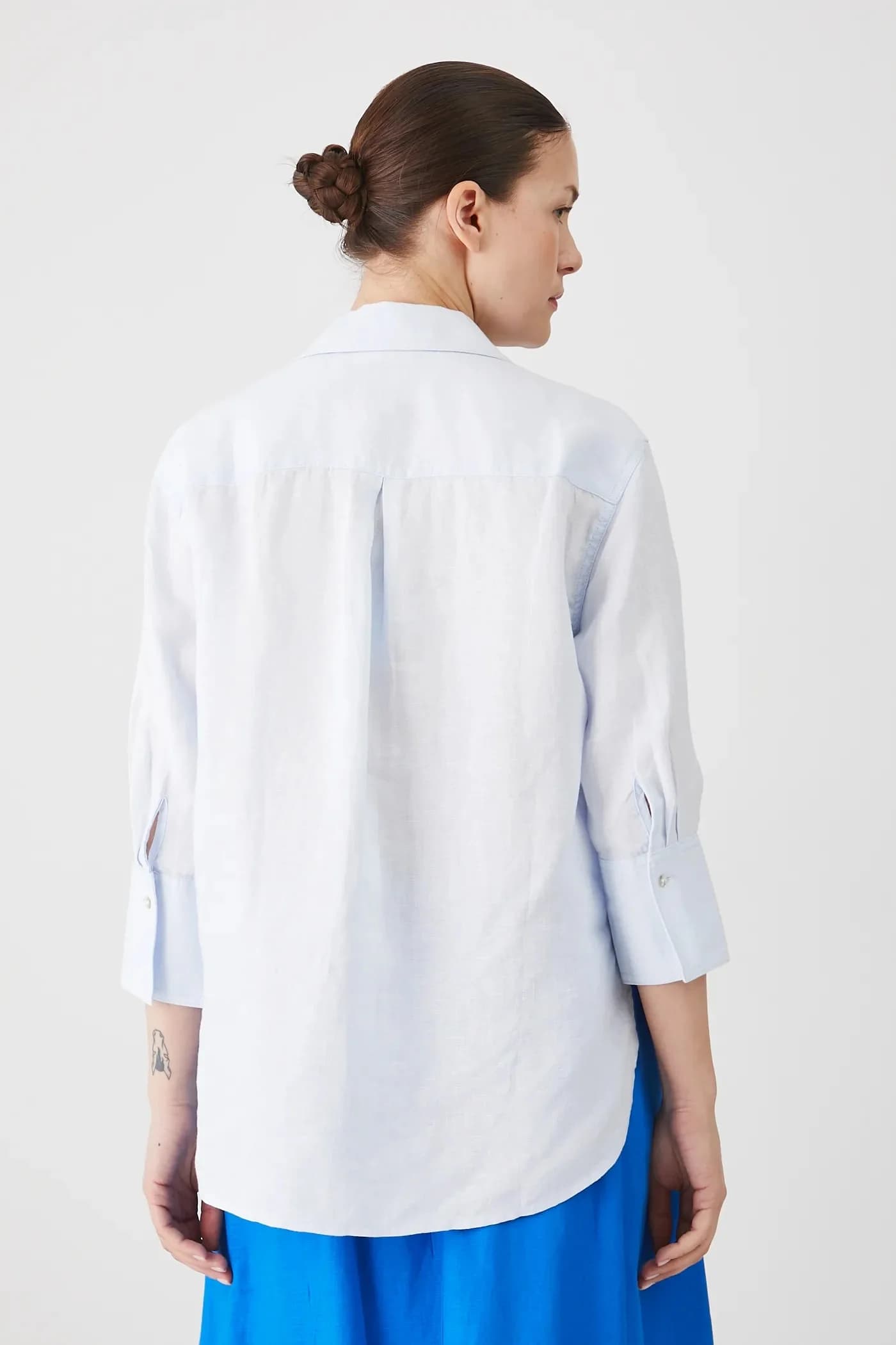 Льняная рубашка - фото 3