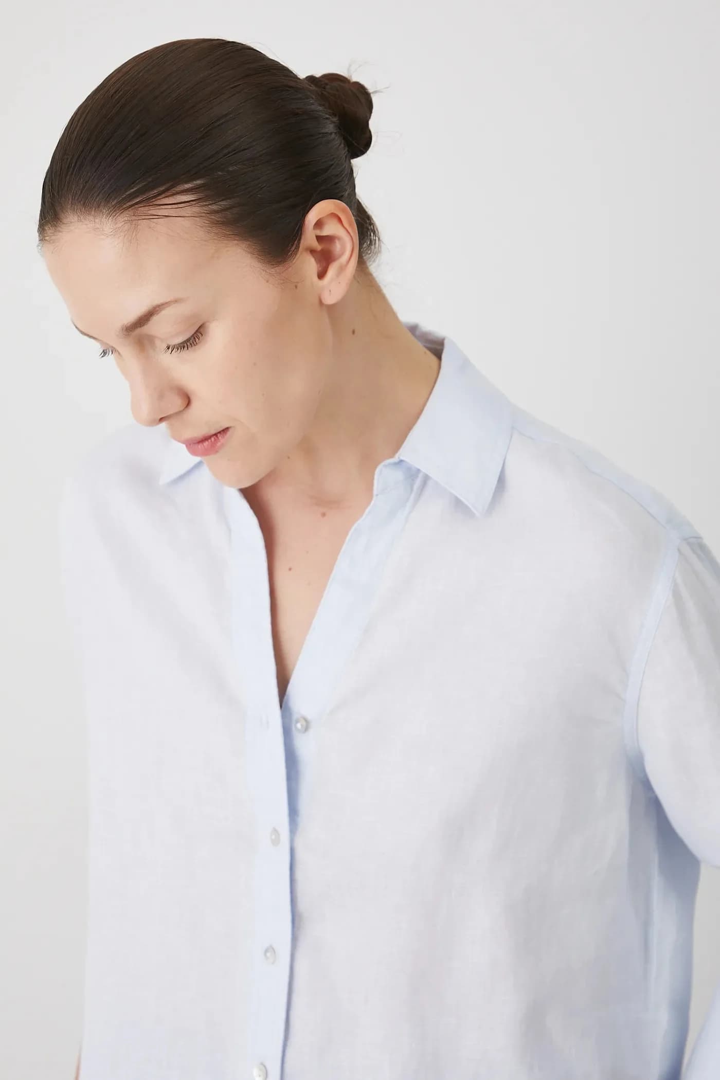 Льняная рубашка - фото 4