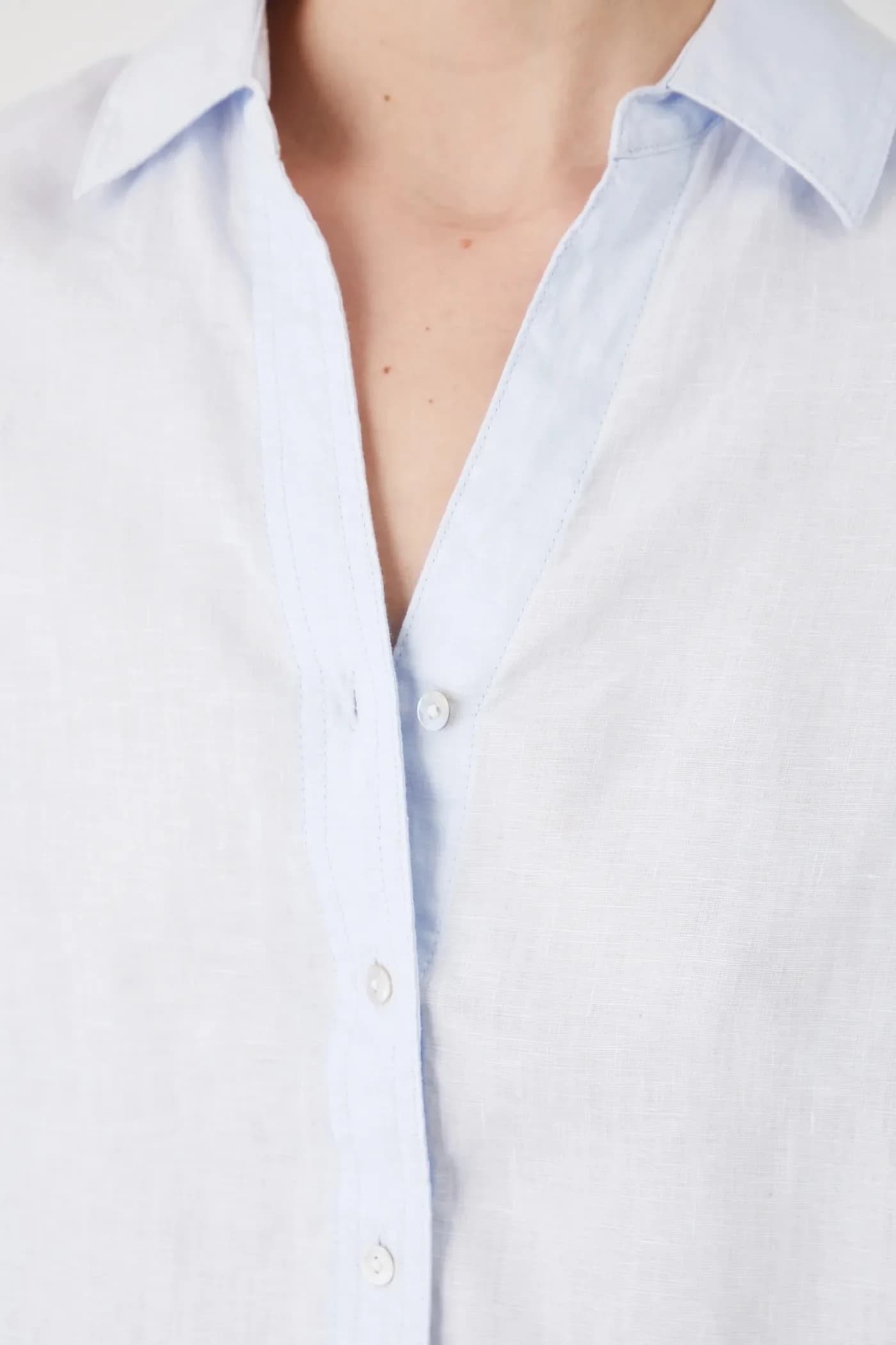 Льняная рубашка - фото 5