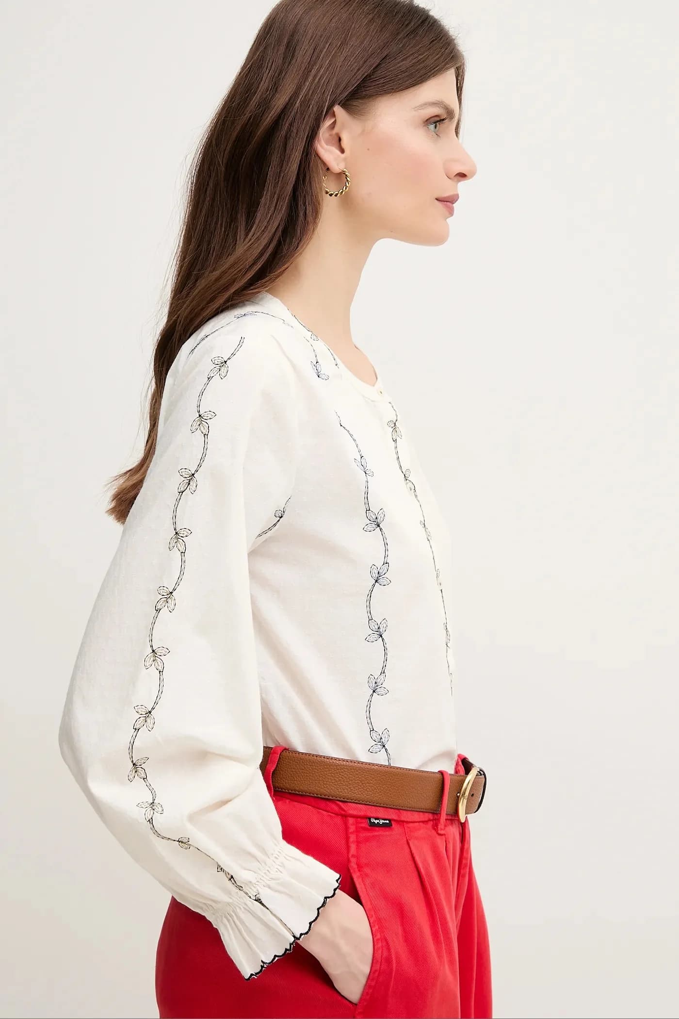 Хлопковая рубашка - фото 4