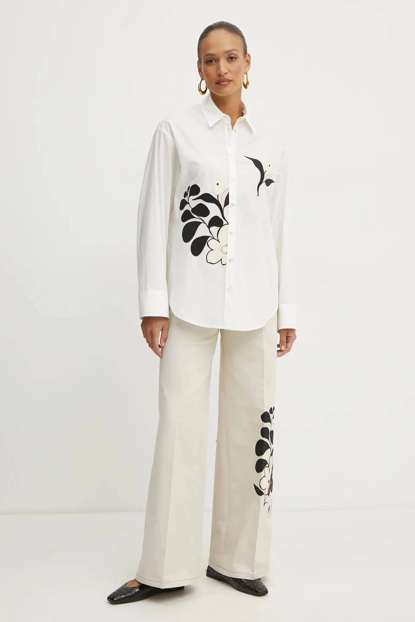 Хлопковая рубашка - фото 2