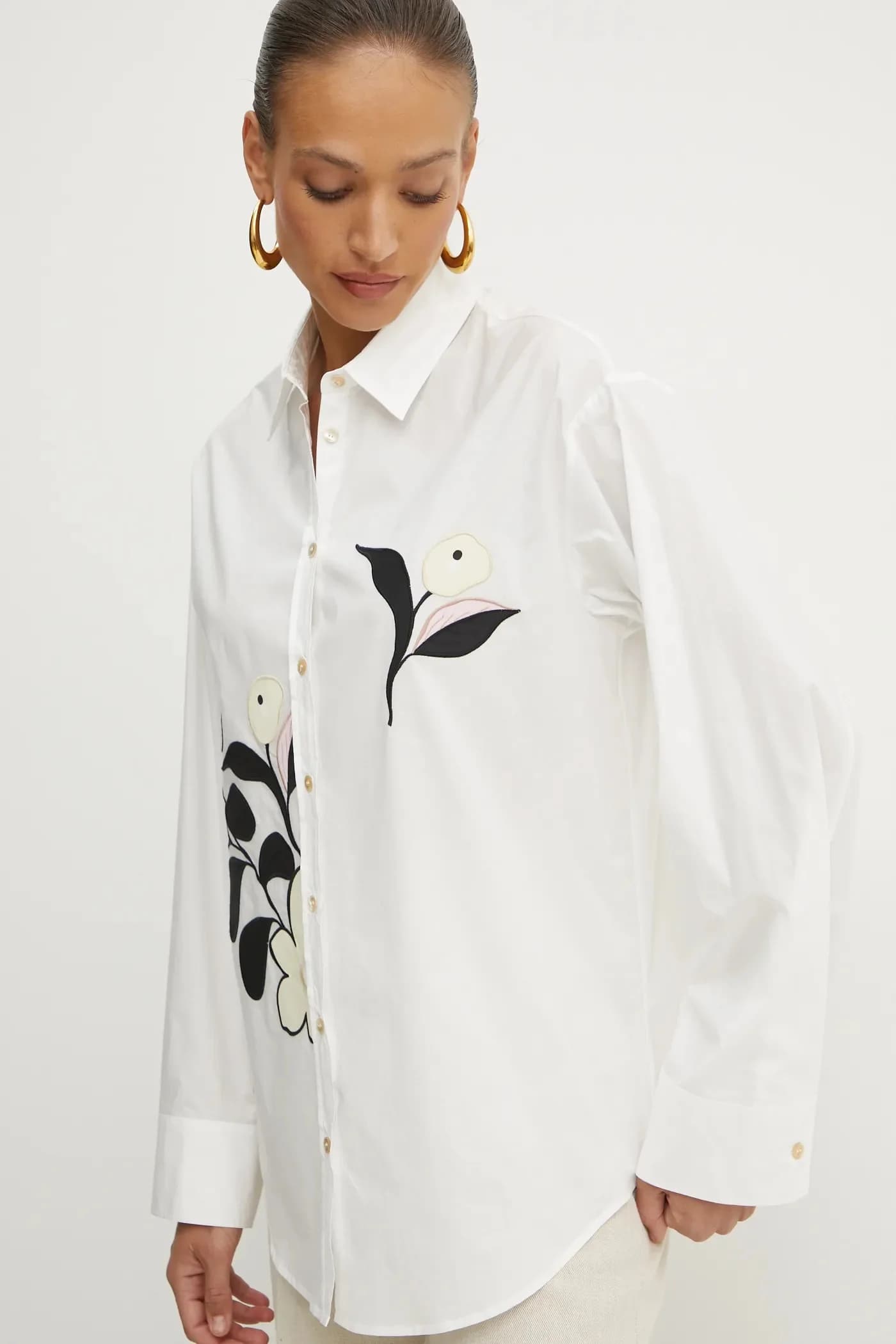 Хлопковая рубашка - фото 4